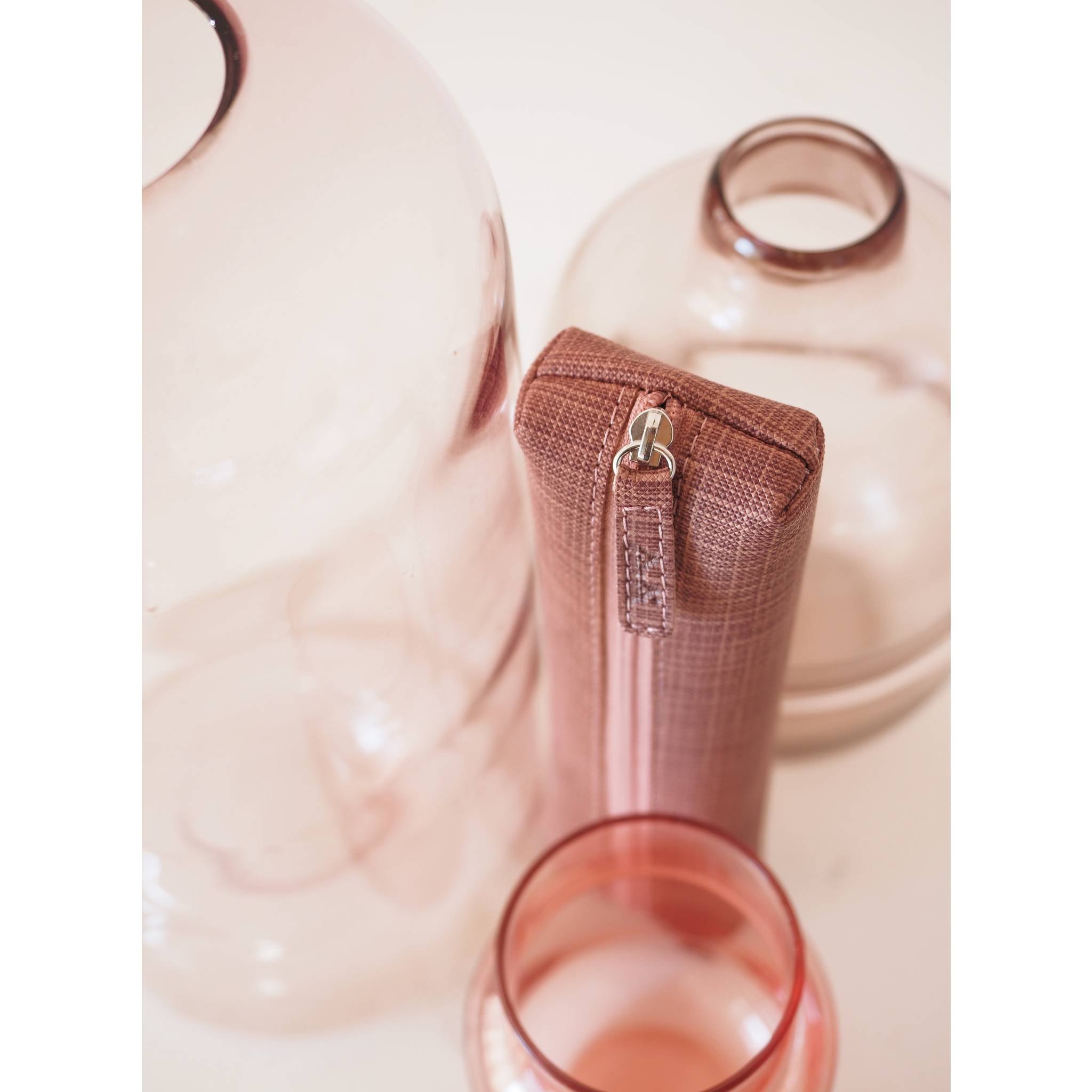 Rhodia Schlampermäppchen 20x5x2,5 cm Kunstleder - Amarant 120041C