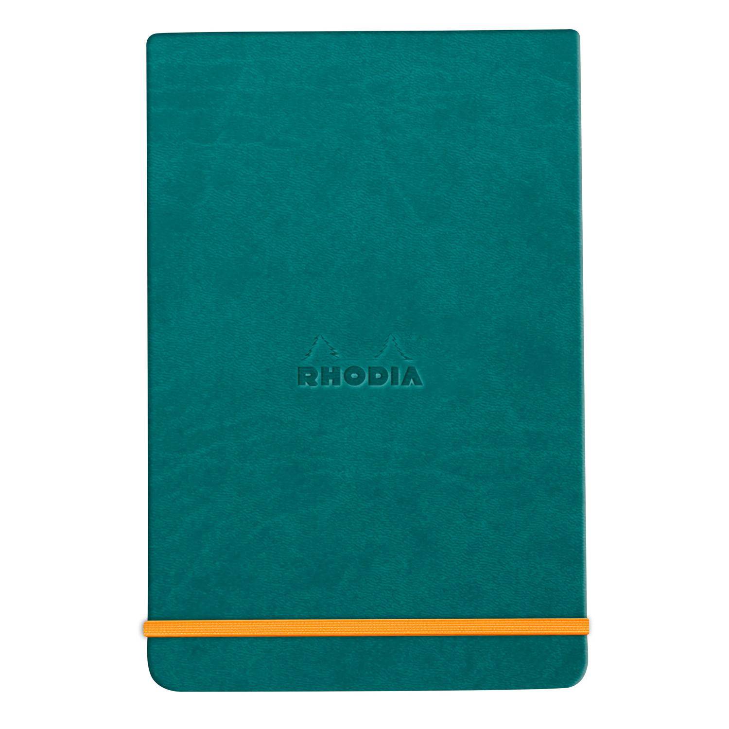 Rhodia Webnotepad A5 96 Bl liniert, mikroperforiert, 90g, Pfaugrün 194387C