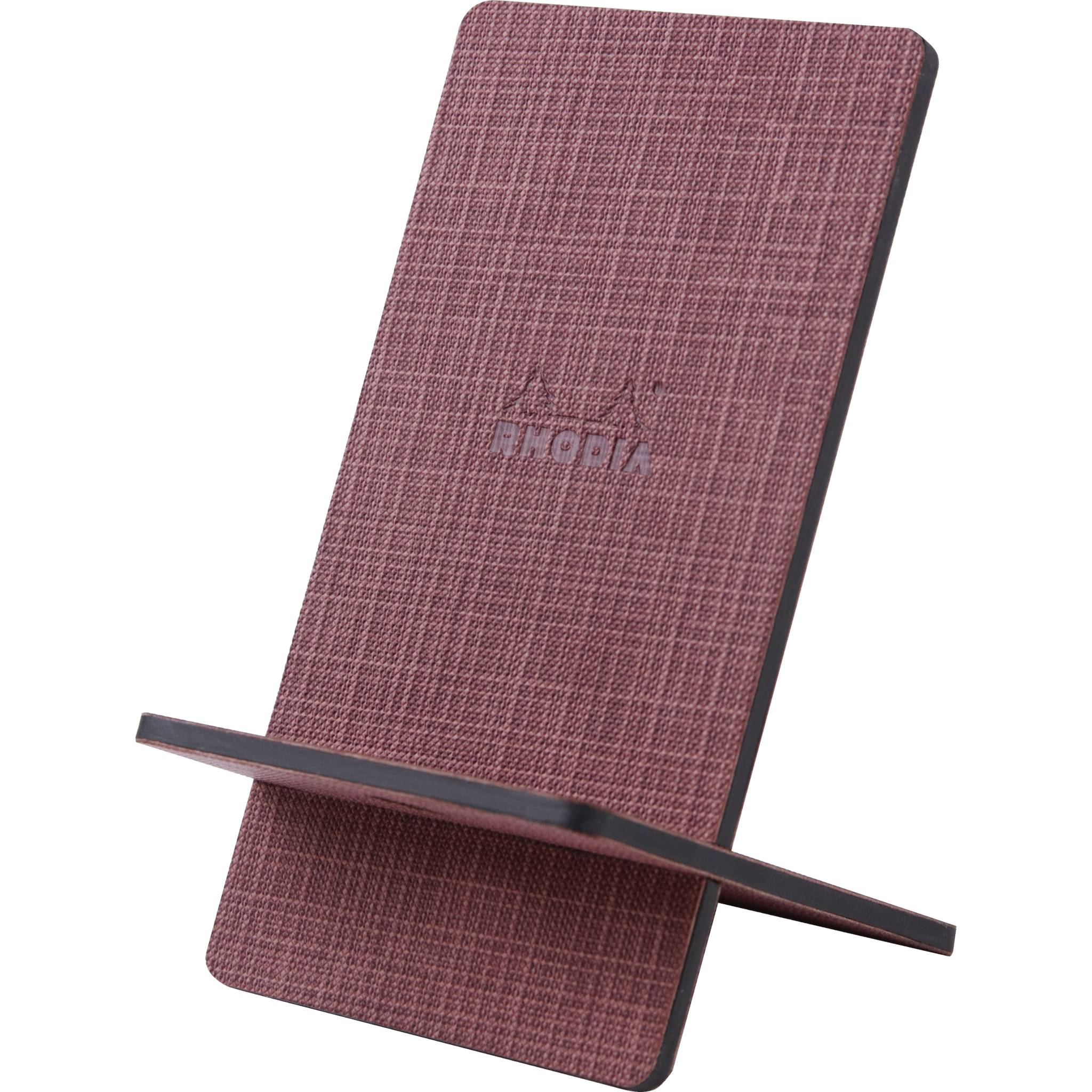 Rhodia Handyständer 8x8,5x13 cm Kunstleder - Amarant 120040C