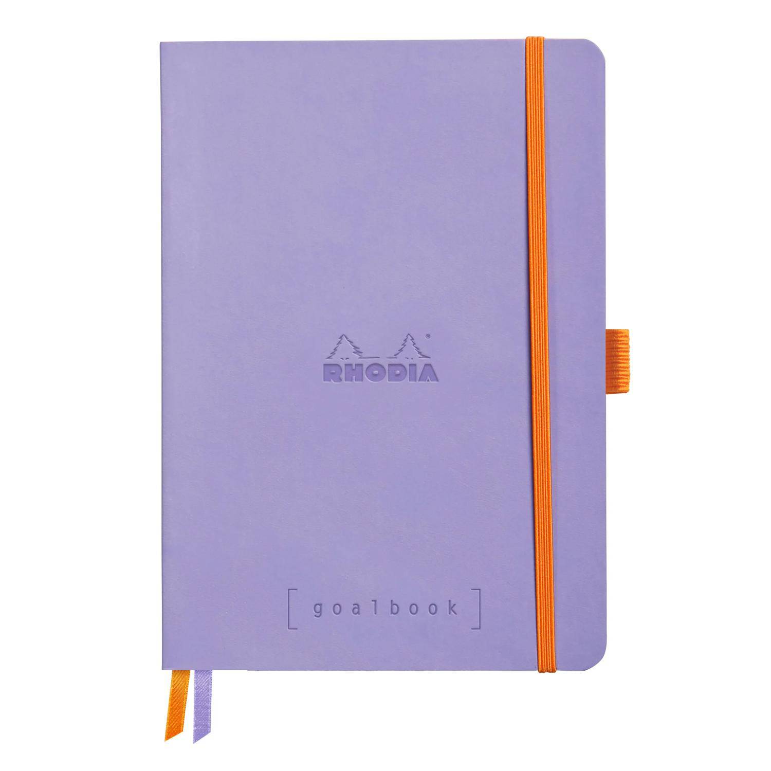 Rhodia Goalbook A5 120 Bl elfenbein 90g, Dot/punktkariert Schwertlilie 117749C