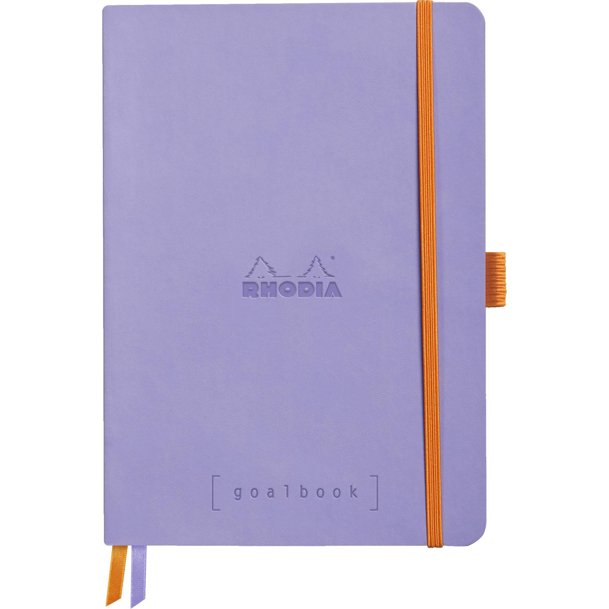 Rhodia Goalbook A5 120 Bl elfenbein 90g, Dot/punktkariert Schwertlilie 117749C