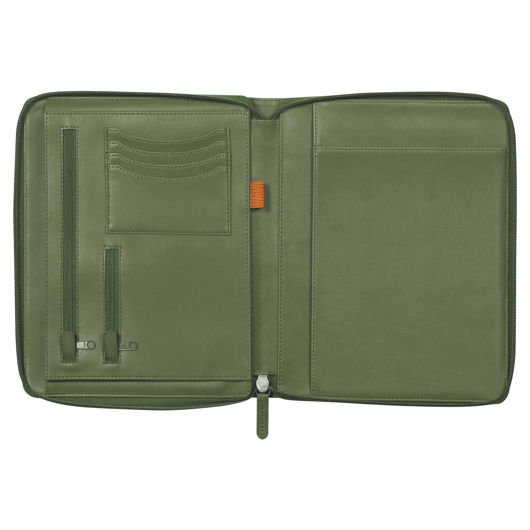 Rhodia Konferenzmappe, kleines Modell 19,5x25,5 cm, Block A5 Salbeigrün 168102C