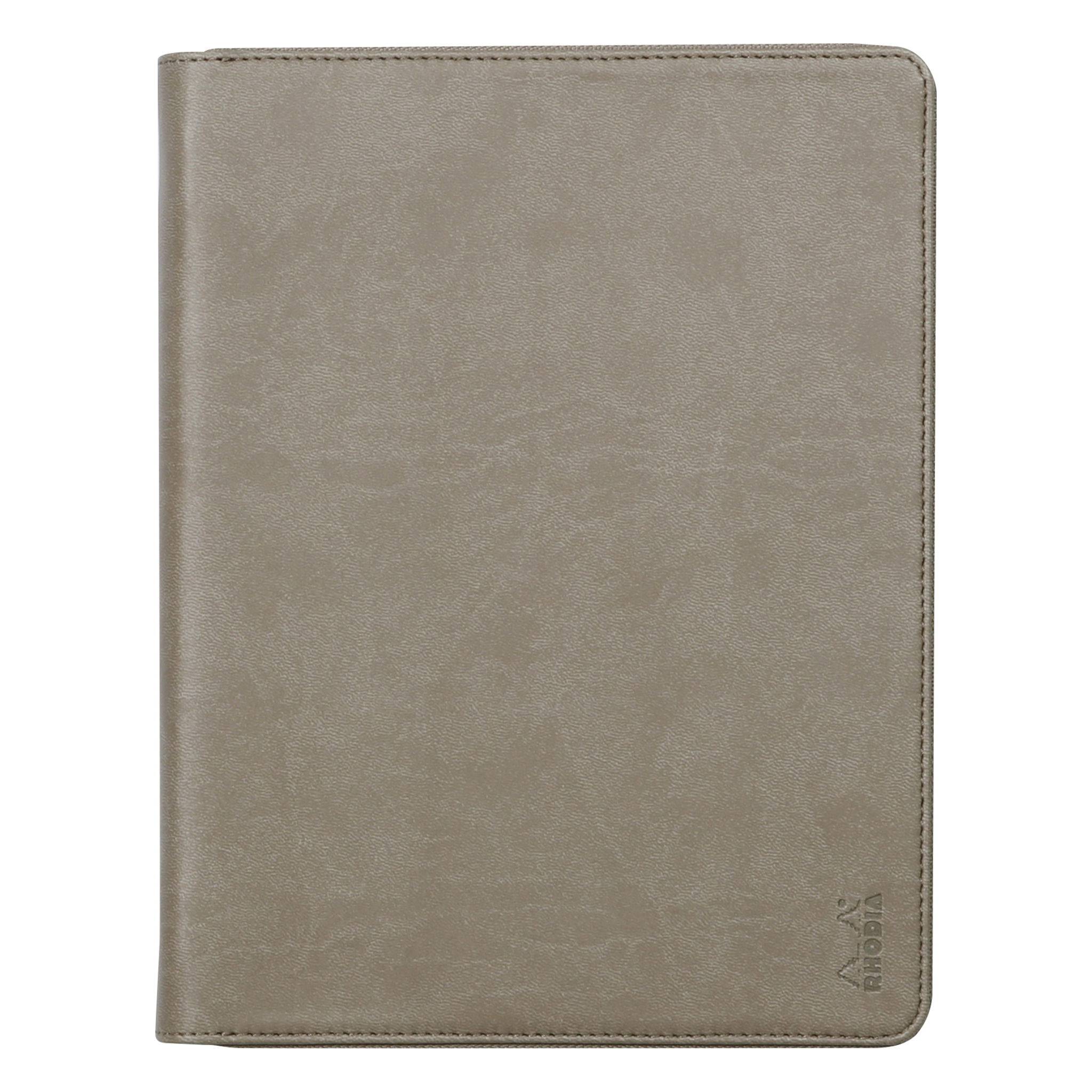 Rhodia Konferenzmappe, kleines Modell 19,5x25,5 cm, für Block A5 Taupe 168101C