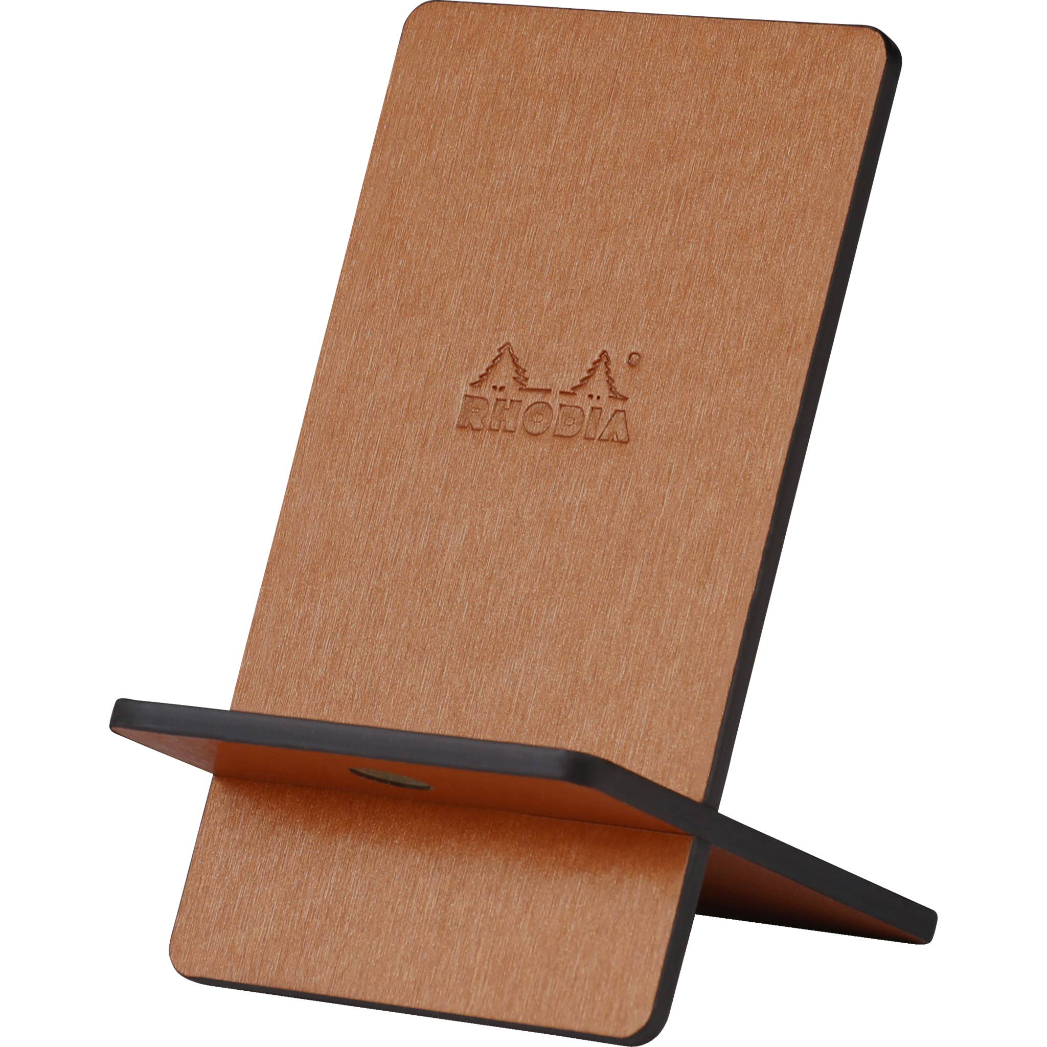 Rhodia Handyhalter italienischem Kunstleder 13x8x8,5 cm Kupfer 194403C