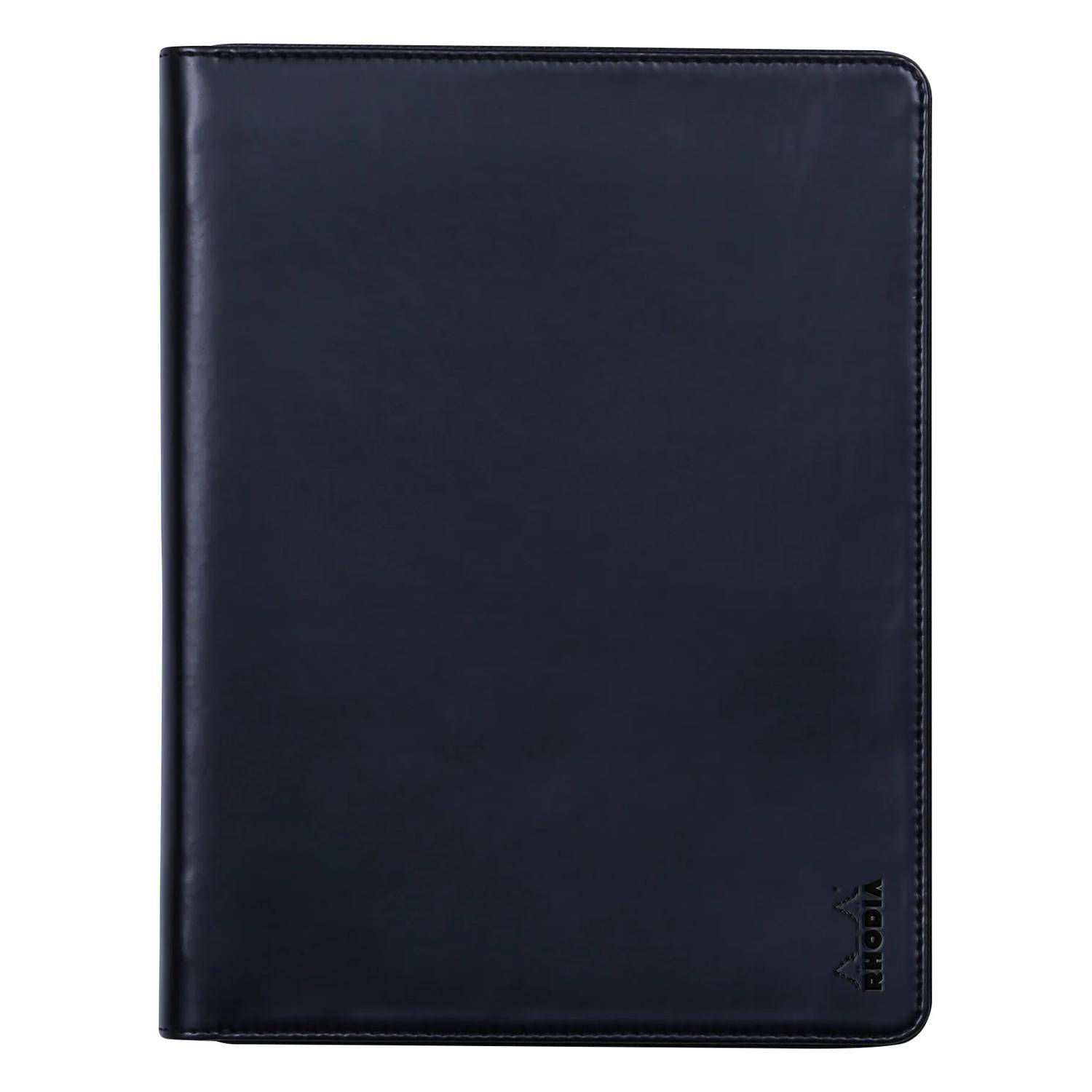 Rhodia Konferenzmappe, kleines Modell 19,5x25,5 cm, für Block A5 Schwarz 168100C