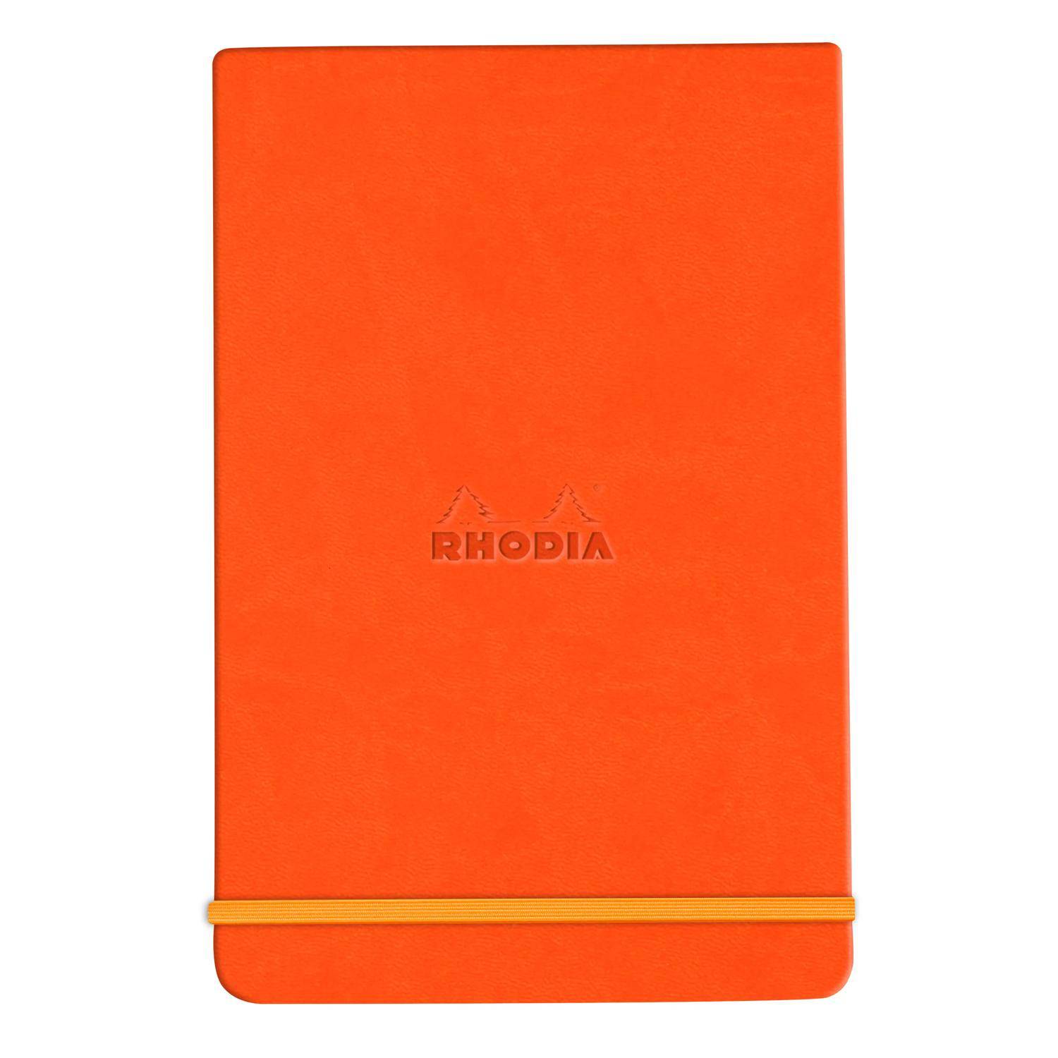 Rhodia Webnotepad 9x14 cm, 96 Bl liniert, mikroperforiert, 90g Tangerine 194368C