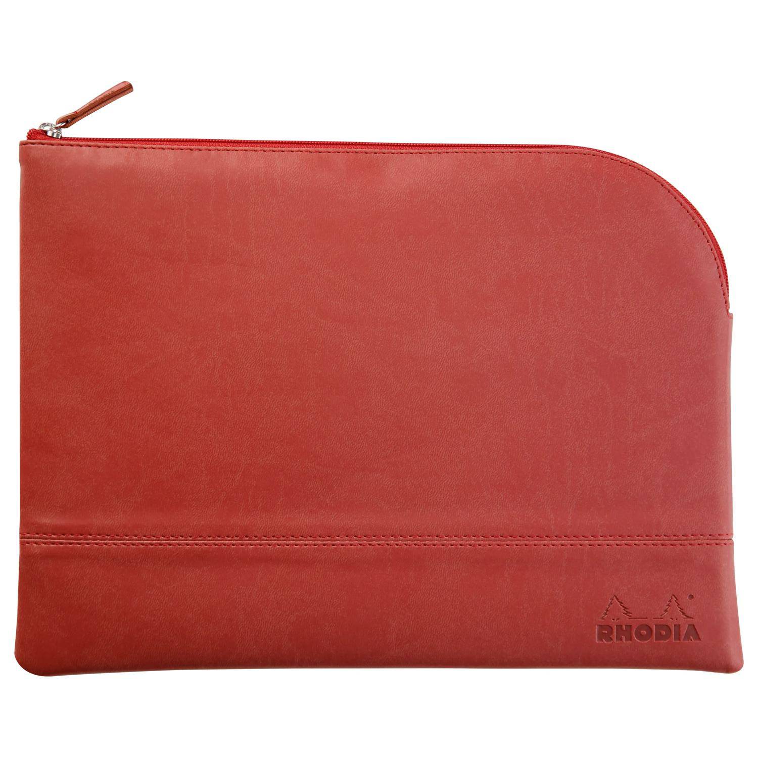 Rhodia Rhodiarama Etui aus Kunstleder Reißverschluss, 21x28 cm Nacarat 116728C