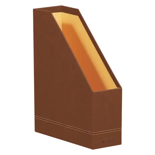 Rhodia Rhodiarama Stehsammler aus Kunstleder, 10x25x31cm - Kupfer 194539C Rhodia Rhodiarama Stehsammler aus Kunstleder, 10x25x31cm - Kupfer 194539C