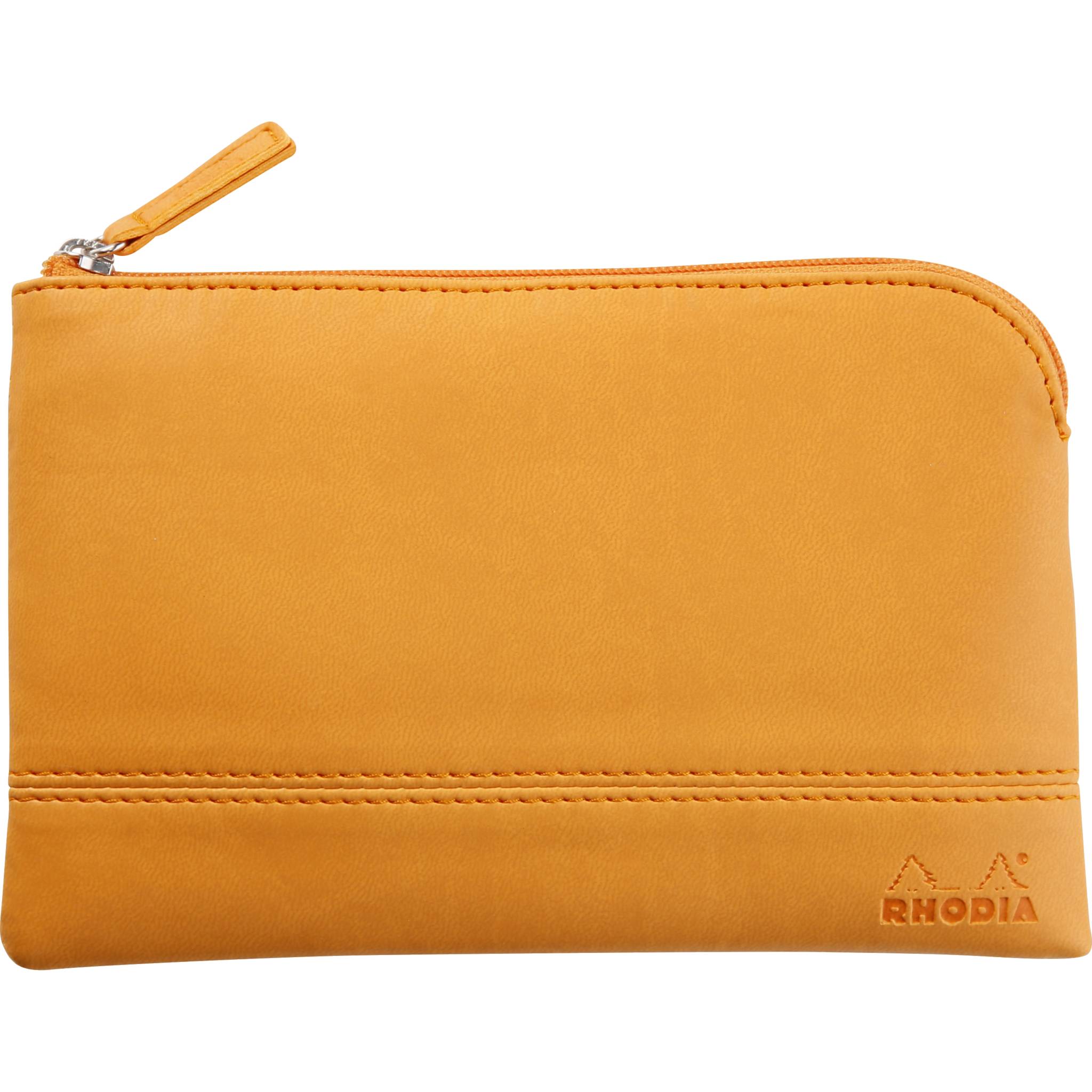 Rhodia Rhodiarama Etui aus Kunstleder Reißverschluss, 11x17 cm Orange 116547C