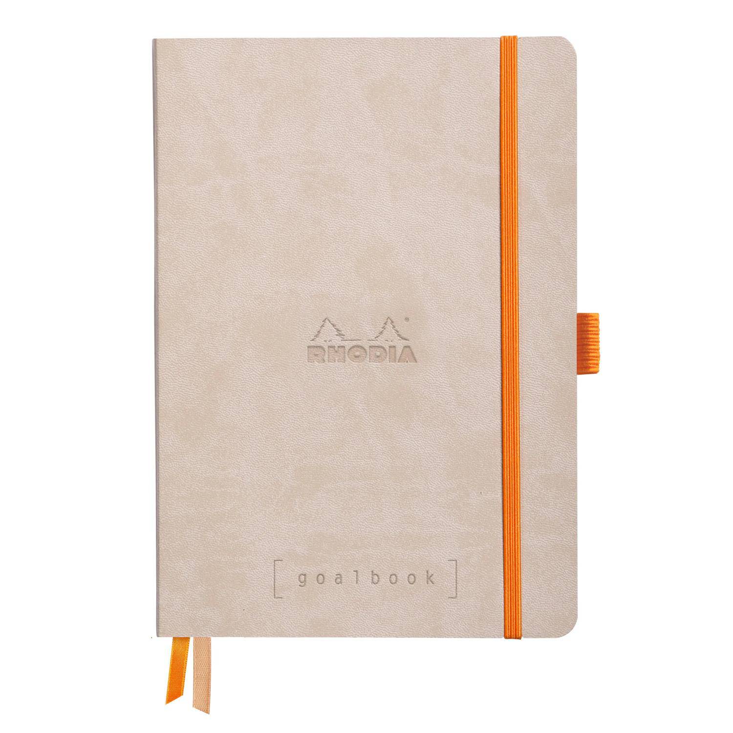 Rhodia Goalbook A5 120 Bl elfenbein 90g, Dot/punktkariert Beige 117745C