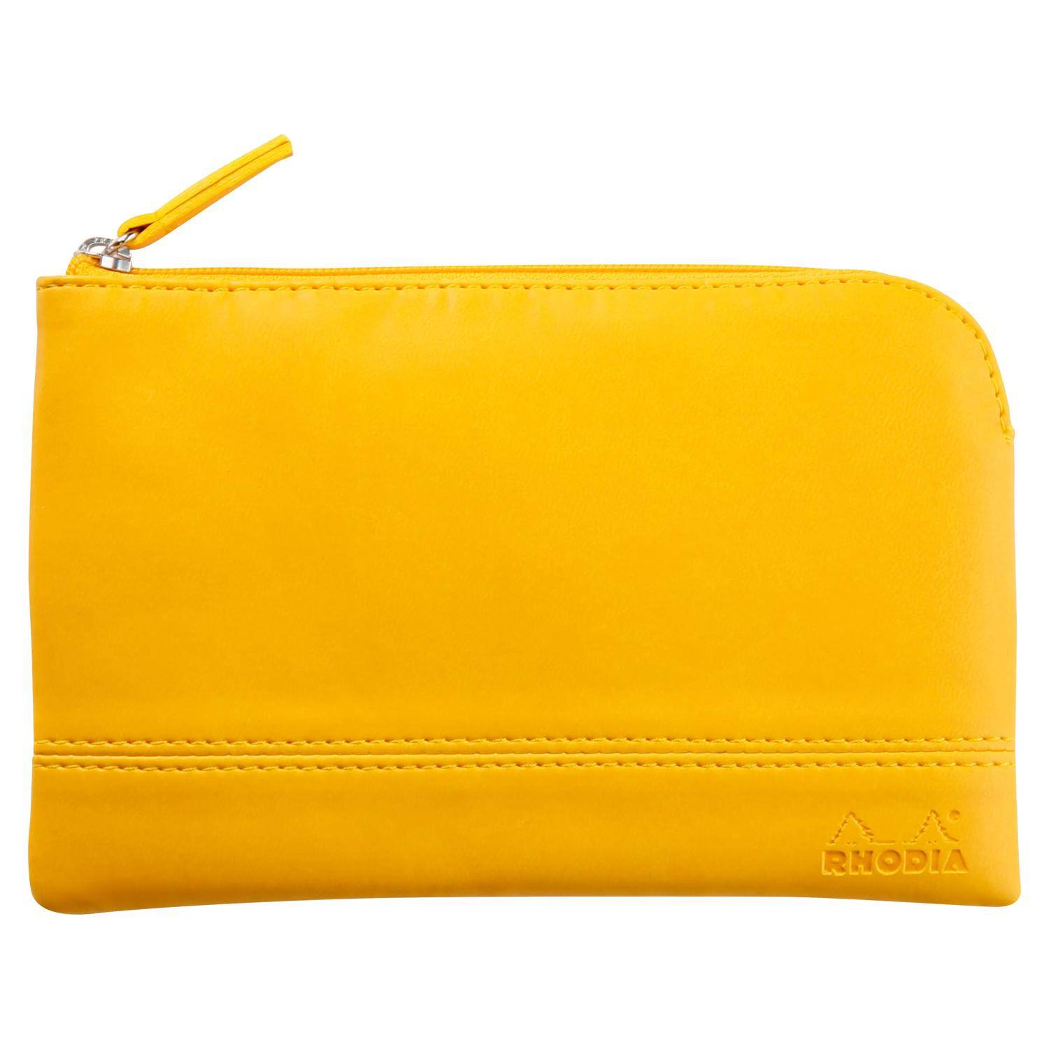 Rhodia Rhodiarama Etui aus Kunstleder Reißverschluss, 11x17 cm Narzisse 116548C