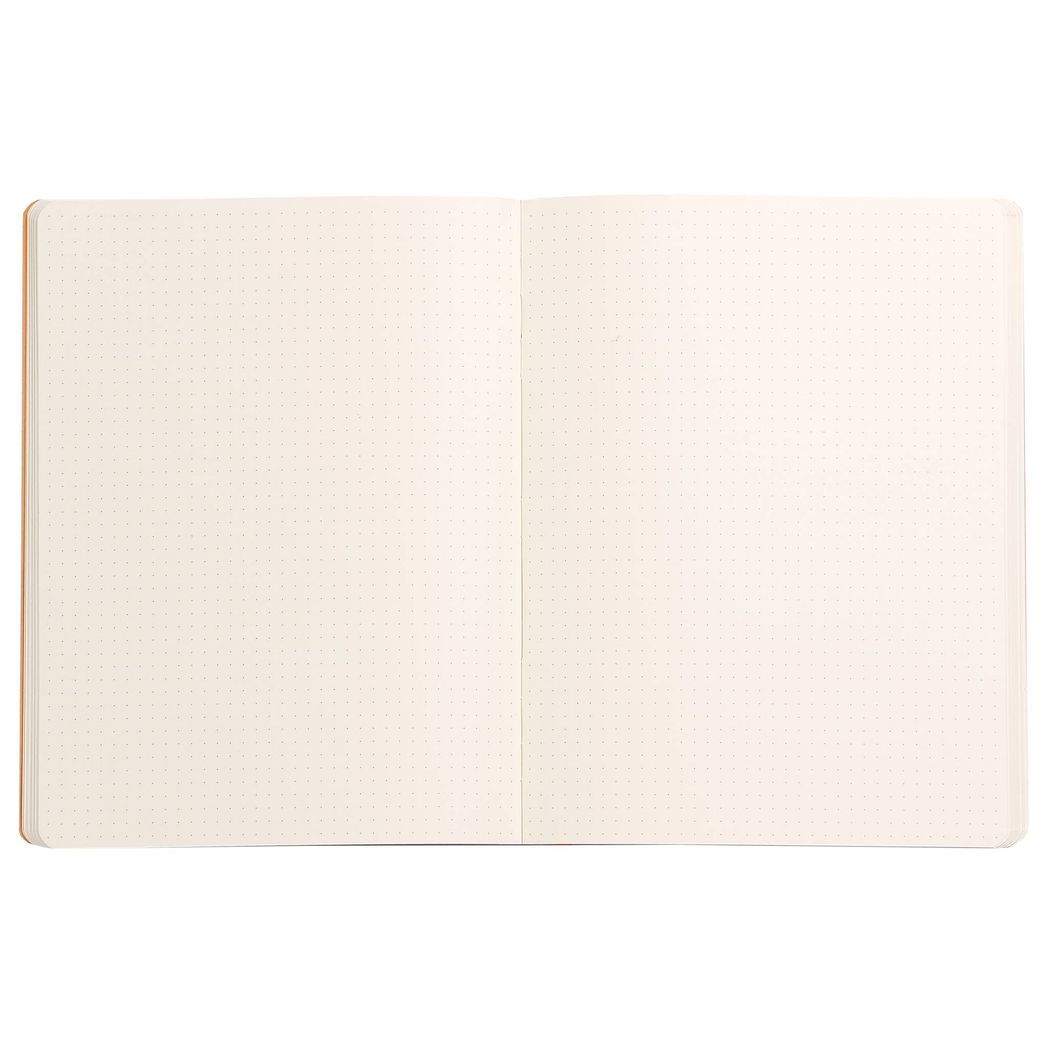 Rhodia Notizbuch 19x25cm, 80 Bl dot/kariert, Papier 90g, Orange 117565C