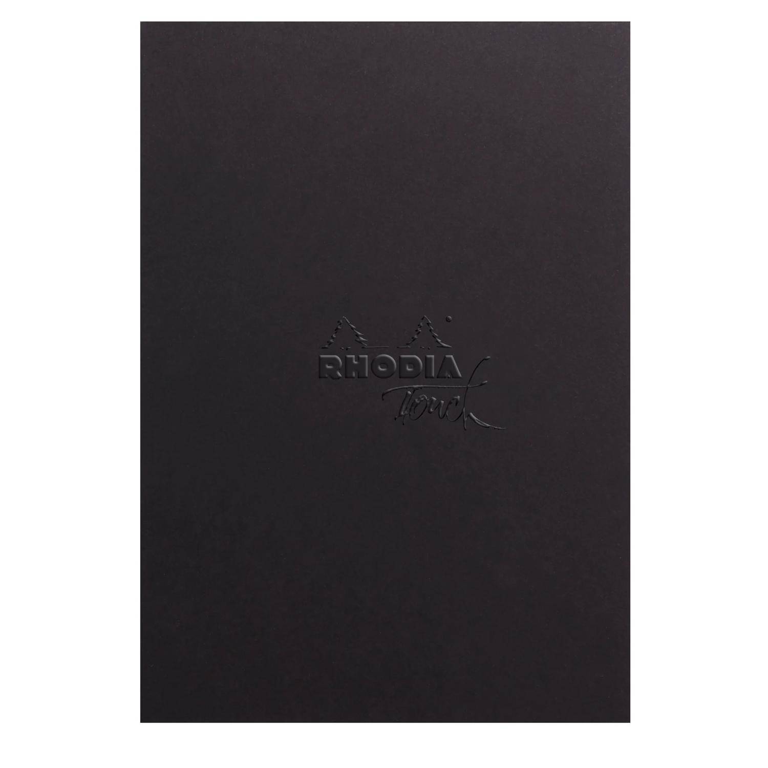 Rhodia Rhodia Touch Calligrapher pad Block A5+ 50 Bl blanko 130g Schwarz 116122C