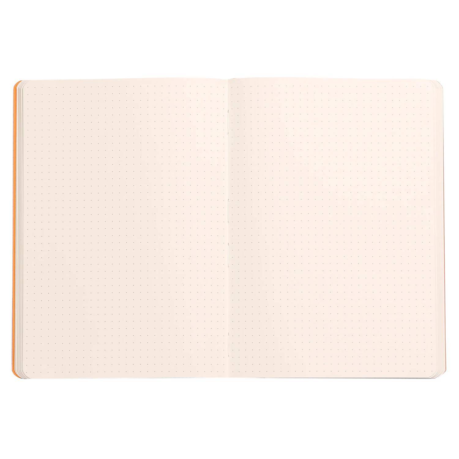 Rhodia Notizbuch A5 Softcover, 80 Bl 90g, dot/punktkariert, Rosenholz 117438C