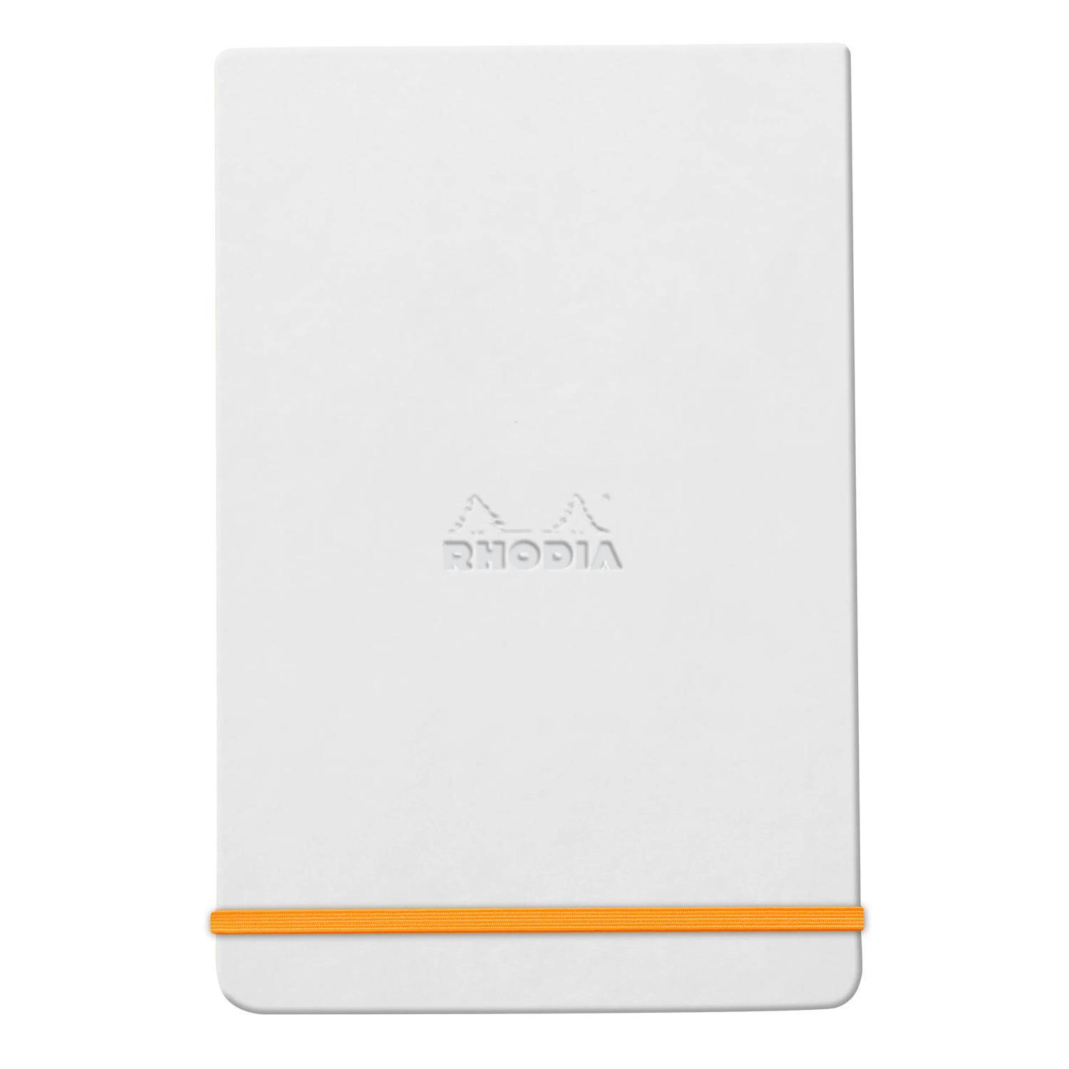 Rhodia Webnotepad A5 96 Bl liniert, mikroperforiert, Papier 90g, Weiß 194375C