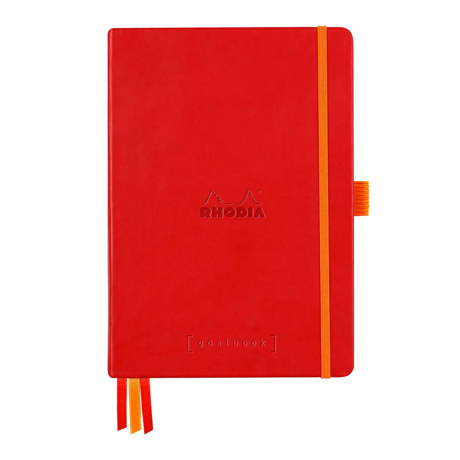 Rhodia Goalbook A5 festem Einband, 120 Bl 90g, Dot/punktkariert Mohnrot 118582C