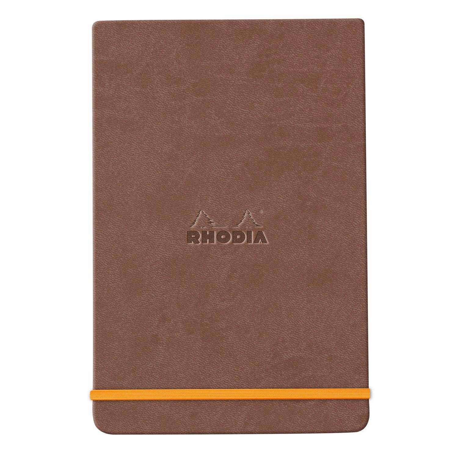Rhodia Webnotepad A5 96 Bl liniert, mikroperforiert, 90g, Braun 194376C