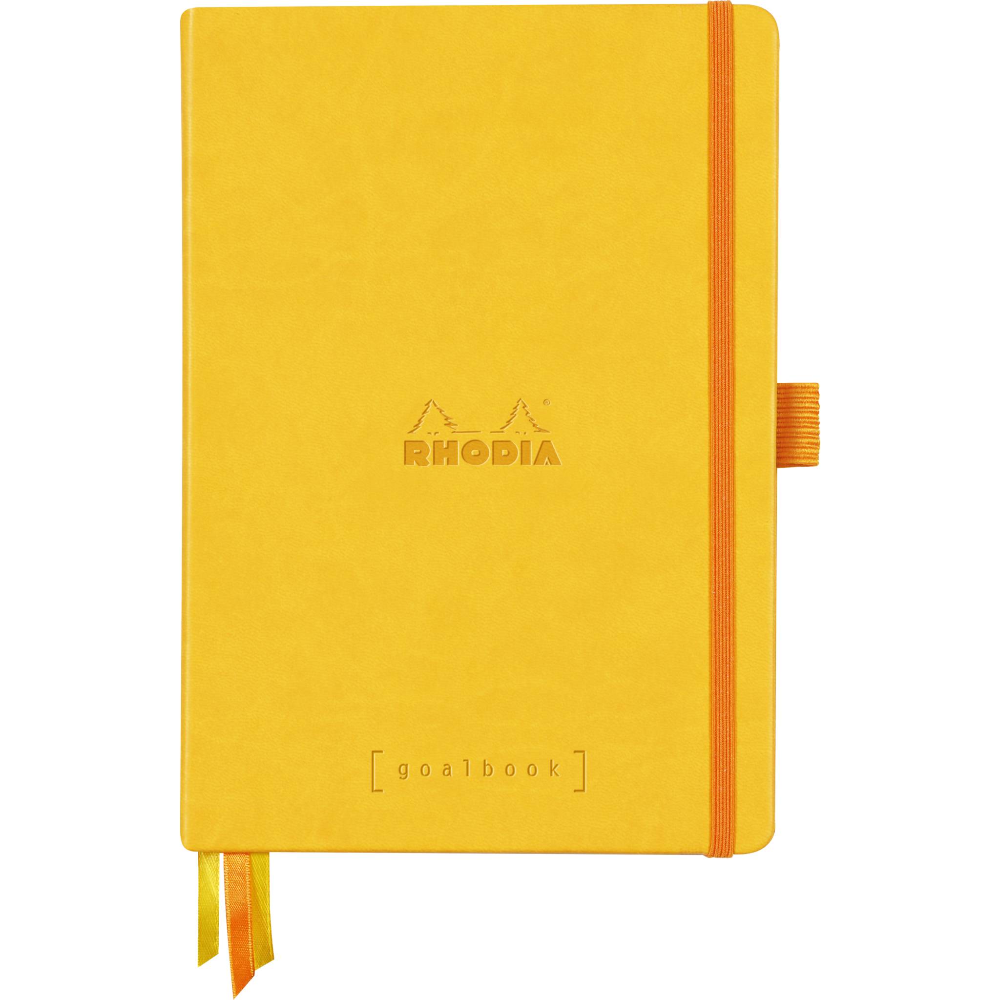 Rhodia Goalbook A5 120 Bl weiß 90g, Dot/punktkariert Narzisse 118585C