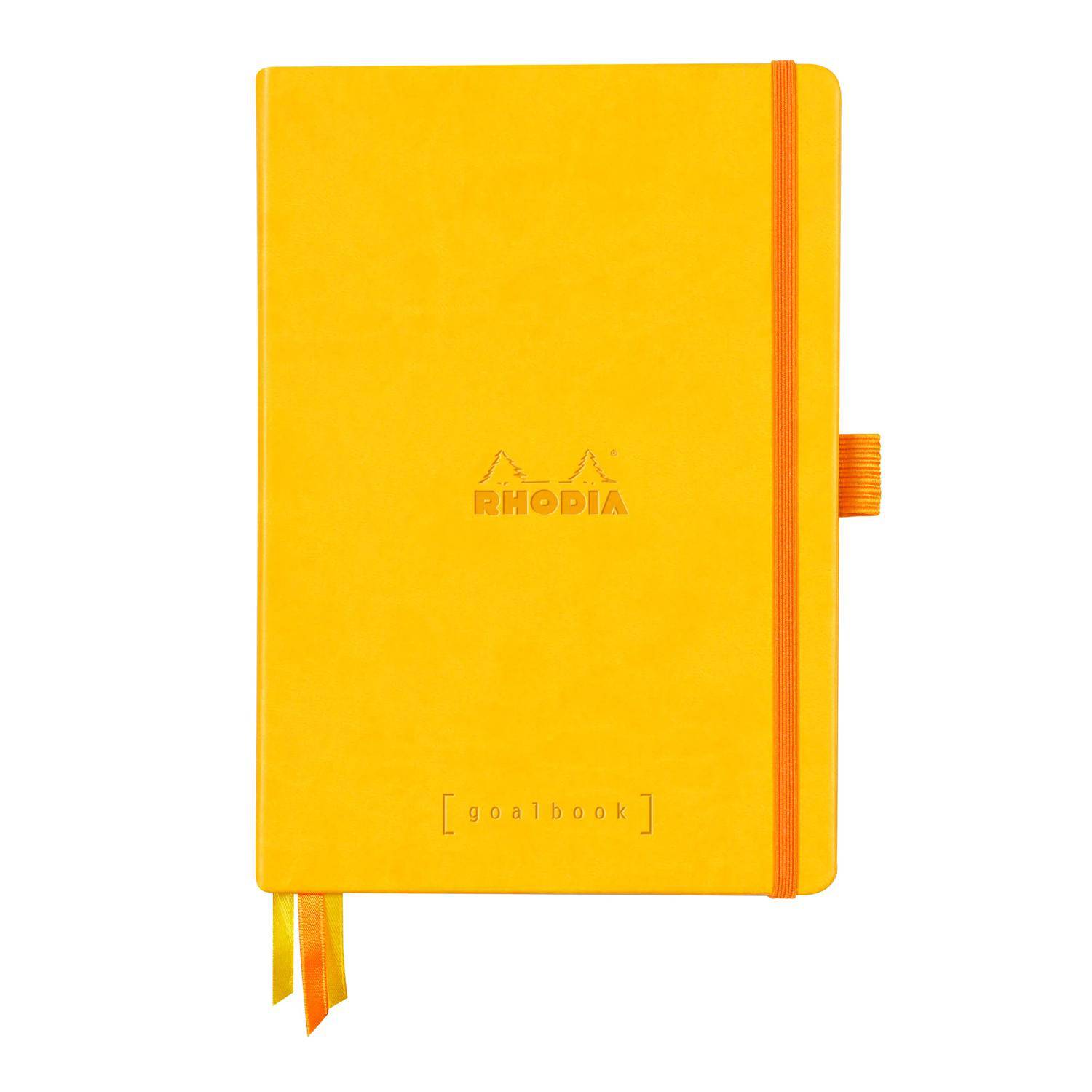 Rhodia Goalbook A5 120 Bl weiß 90g, Dot/punktkariert Narzisse 118585C