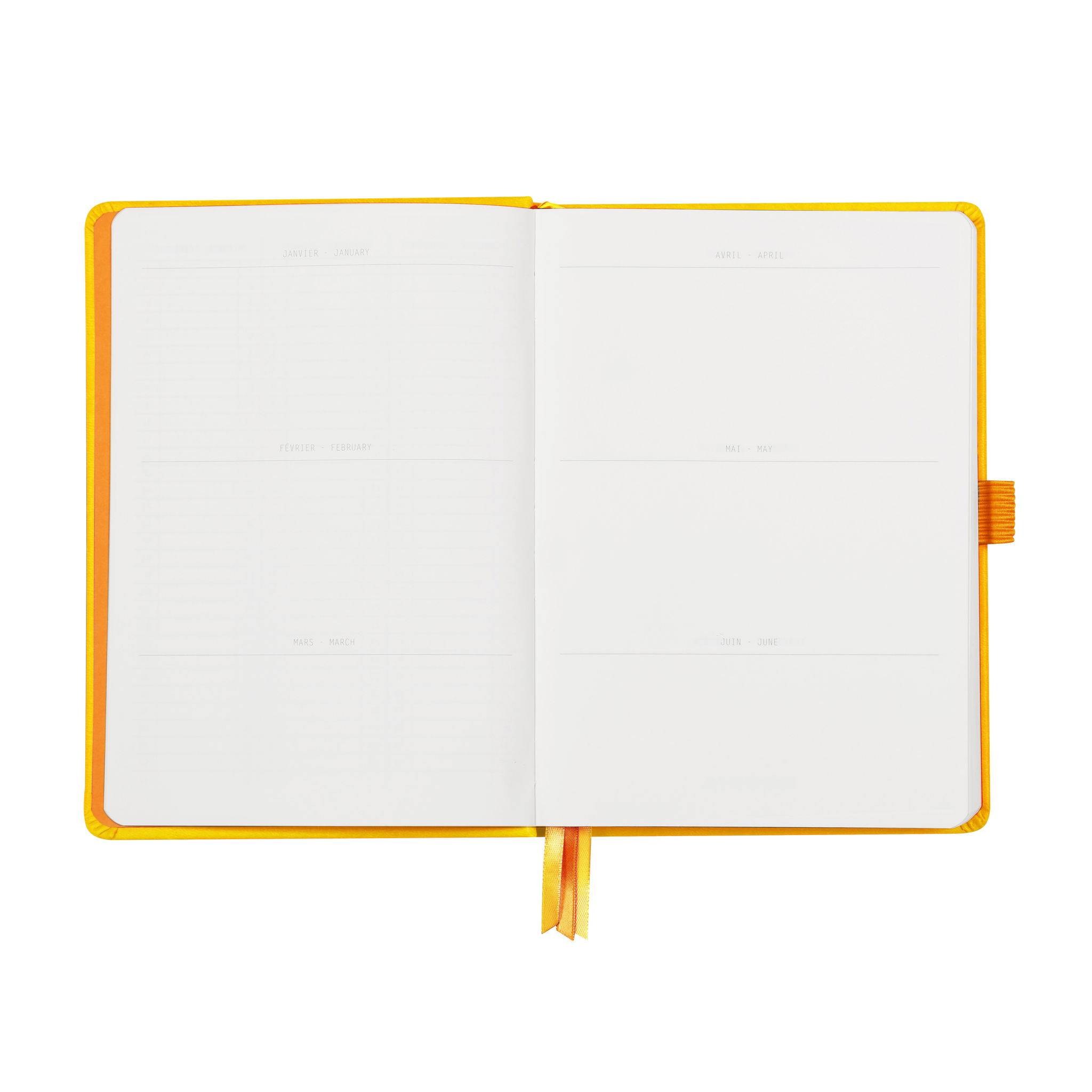 Rhodia Goalbook A5 120 Bl weiß 90g, Dot/punktkariert Narzisse 118585C