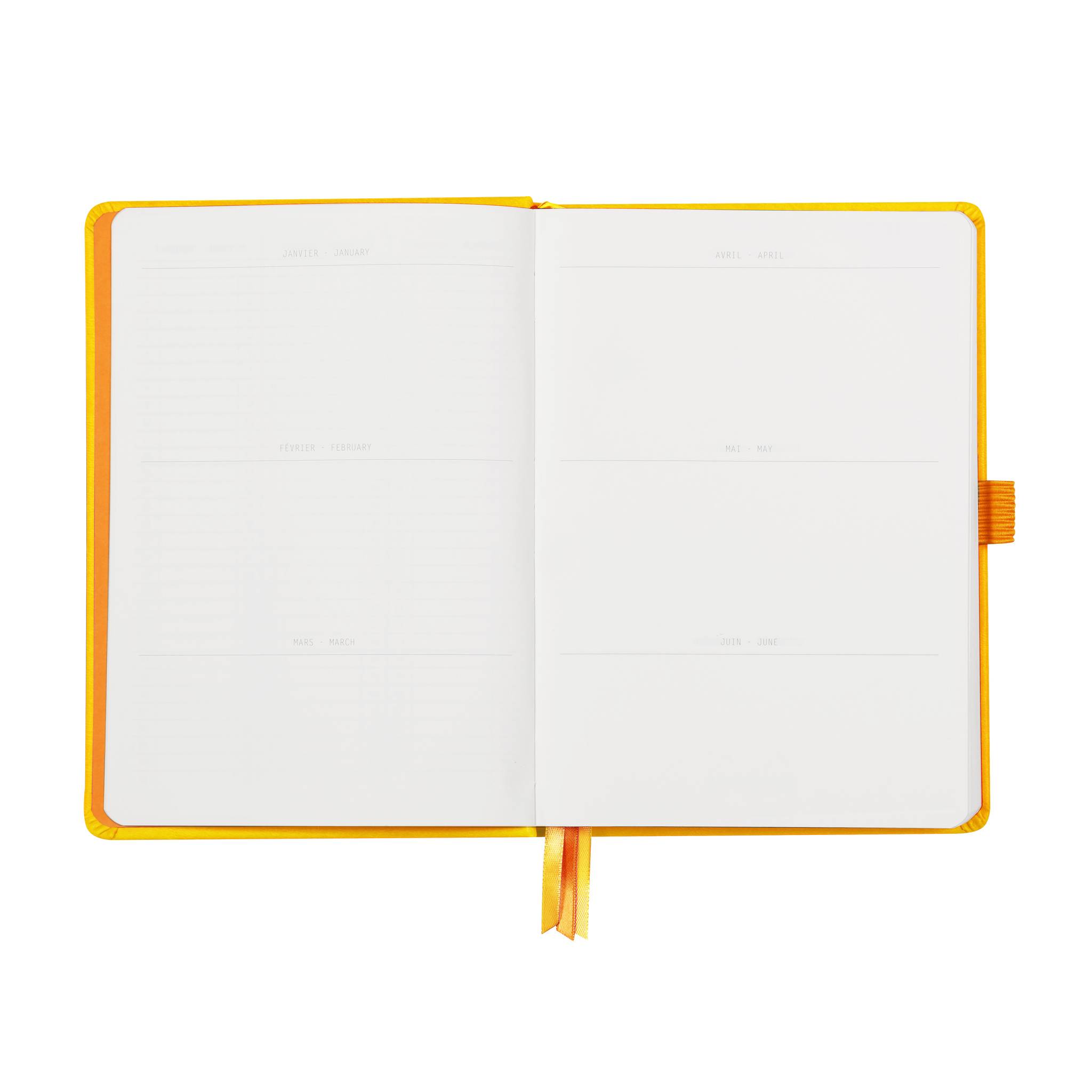 Rhodia Goalbook A5 120 Bl weiß 90g, Dot/punktkariert Narzisse 118585C