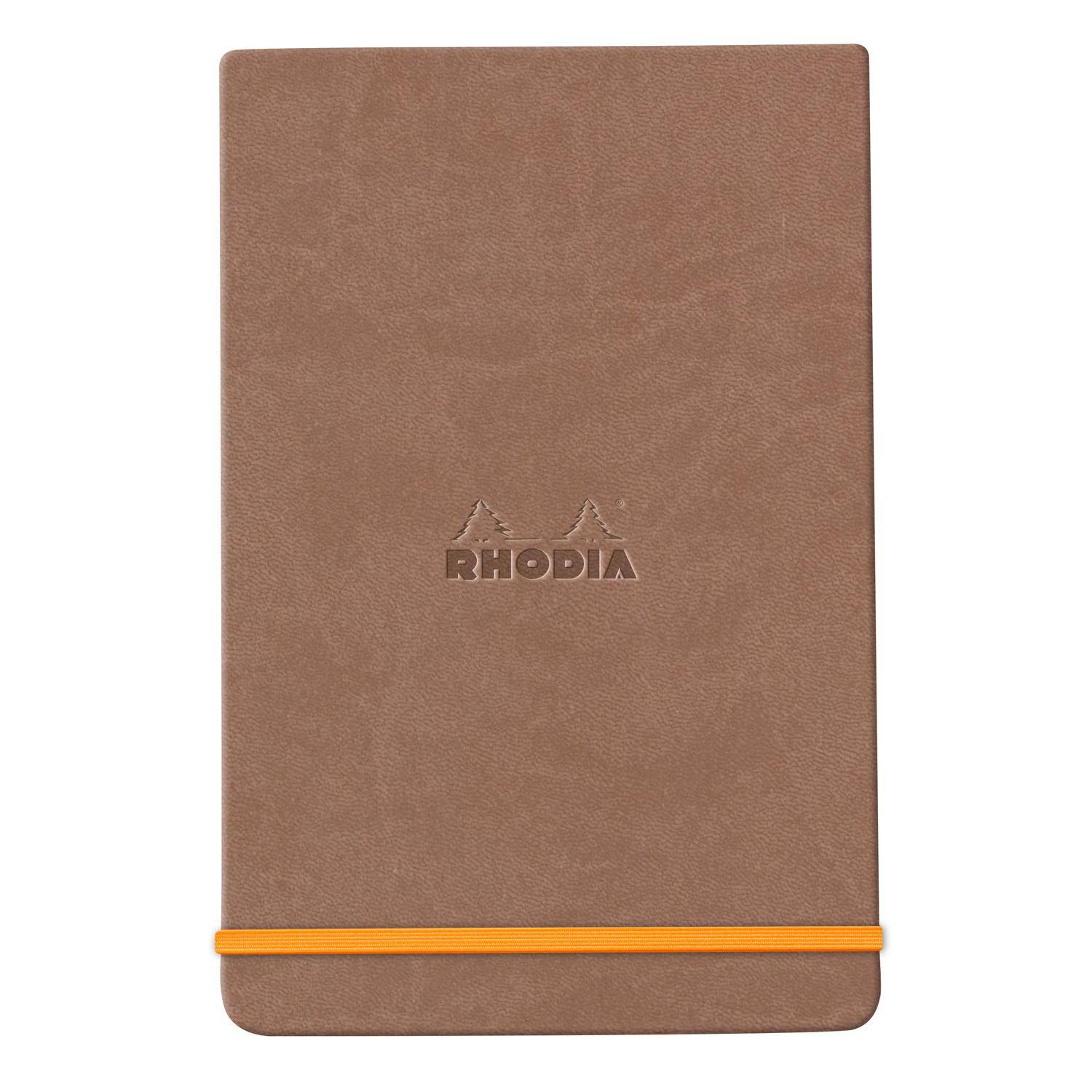 Rhodia Webnotepad 9x14 cm, 96 Bl liniert, mikroperforiert, 90g, Taupe 194347C