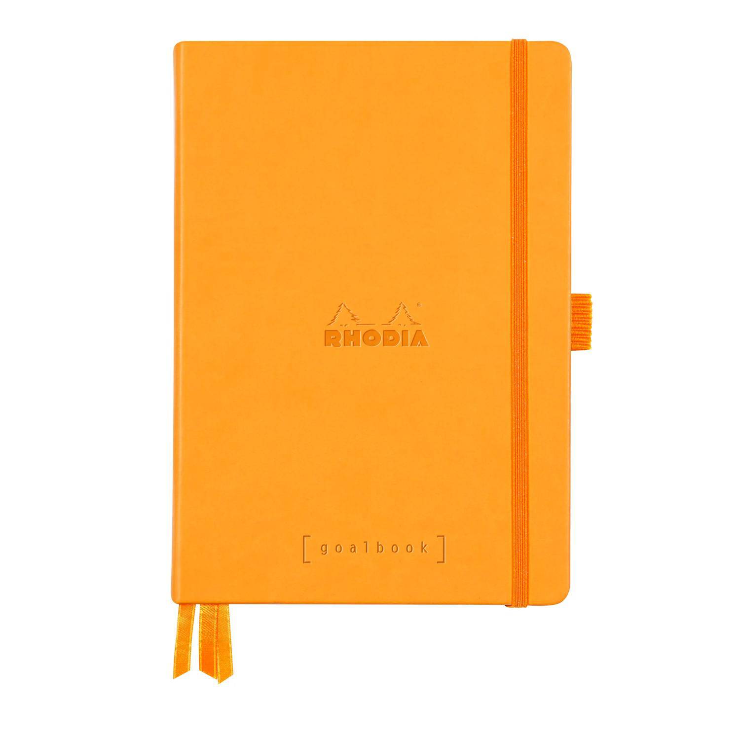 Rhodia Goalbook A5 festem Einband, 120 Bl 90g, Dot/punktkariert Orange 118584C