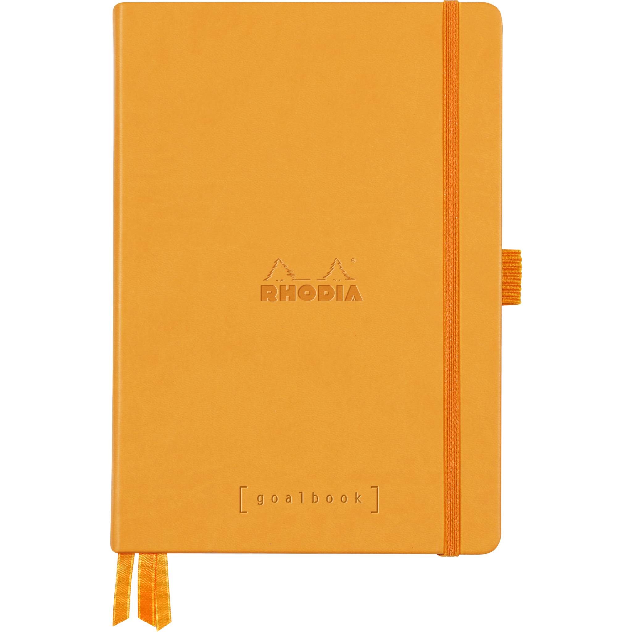 Rhodia Goalbook A5 festem Einband, 120 Bl 90g, Dot/punktkariert Orange 118584C