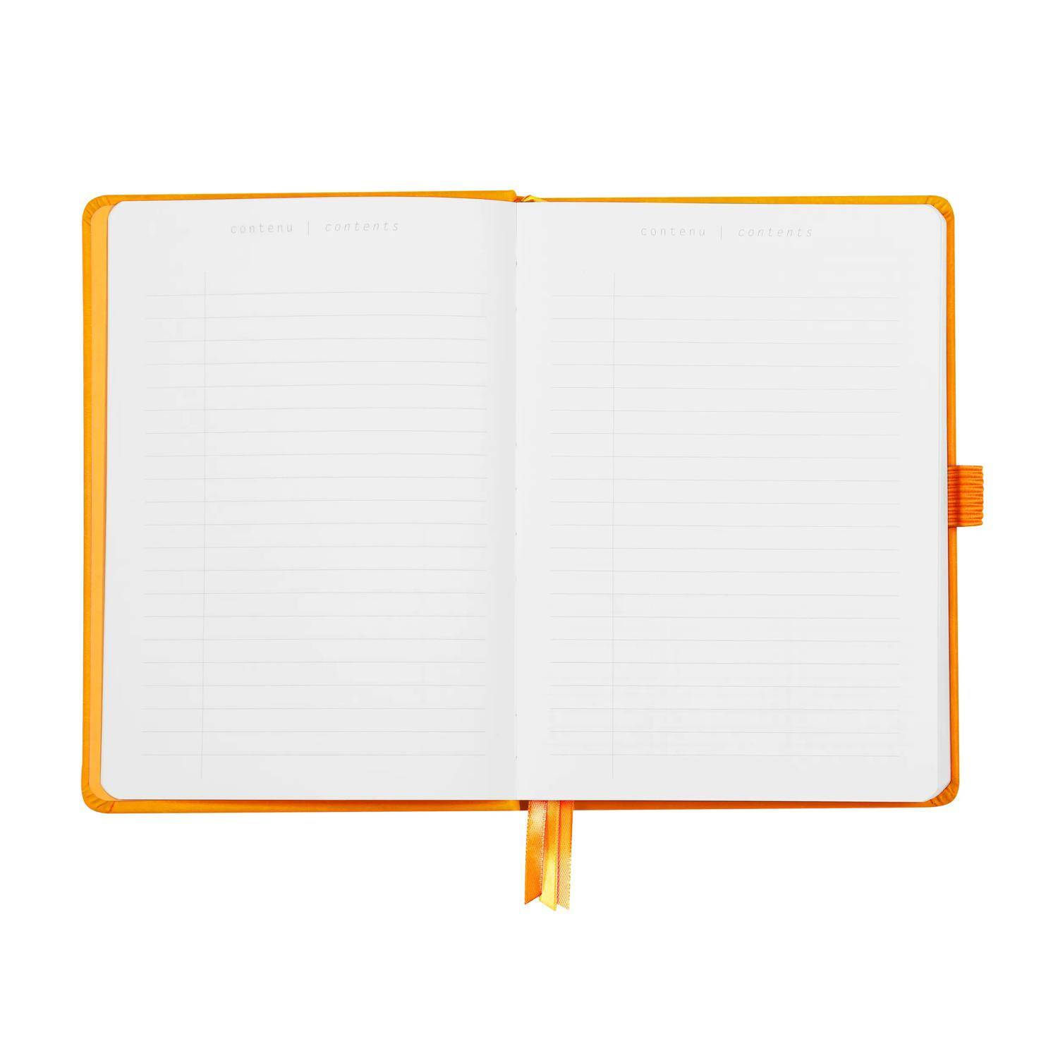 Rhodia Goalbook A5 festem Einband, 120 Bl 90g, Dot/punktkariert Orange 118584C