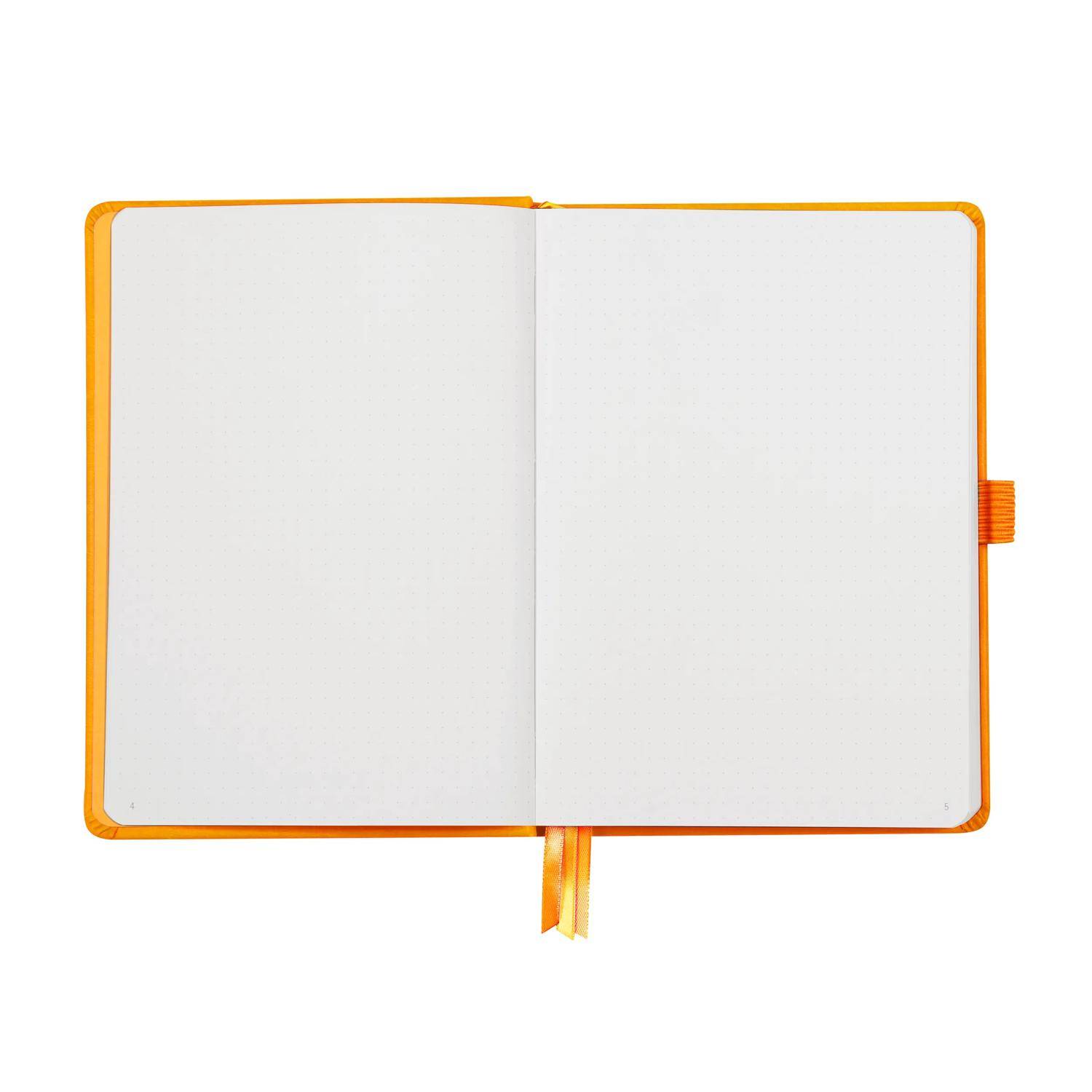 Rhodia Goalbook A5 festem Einband, 120 Bl 90g, Dot/punktkariert Orange 118584C