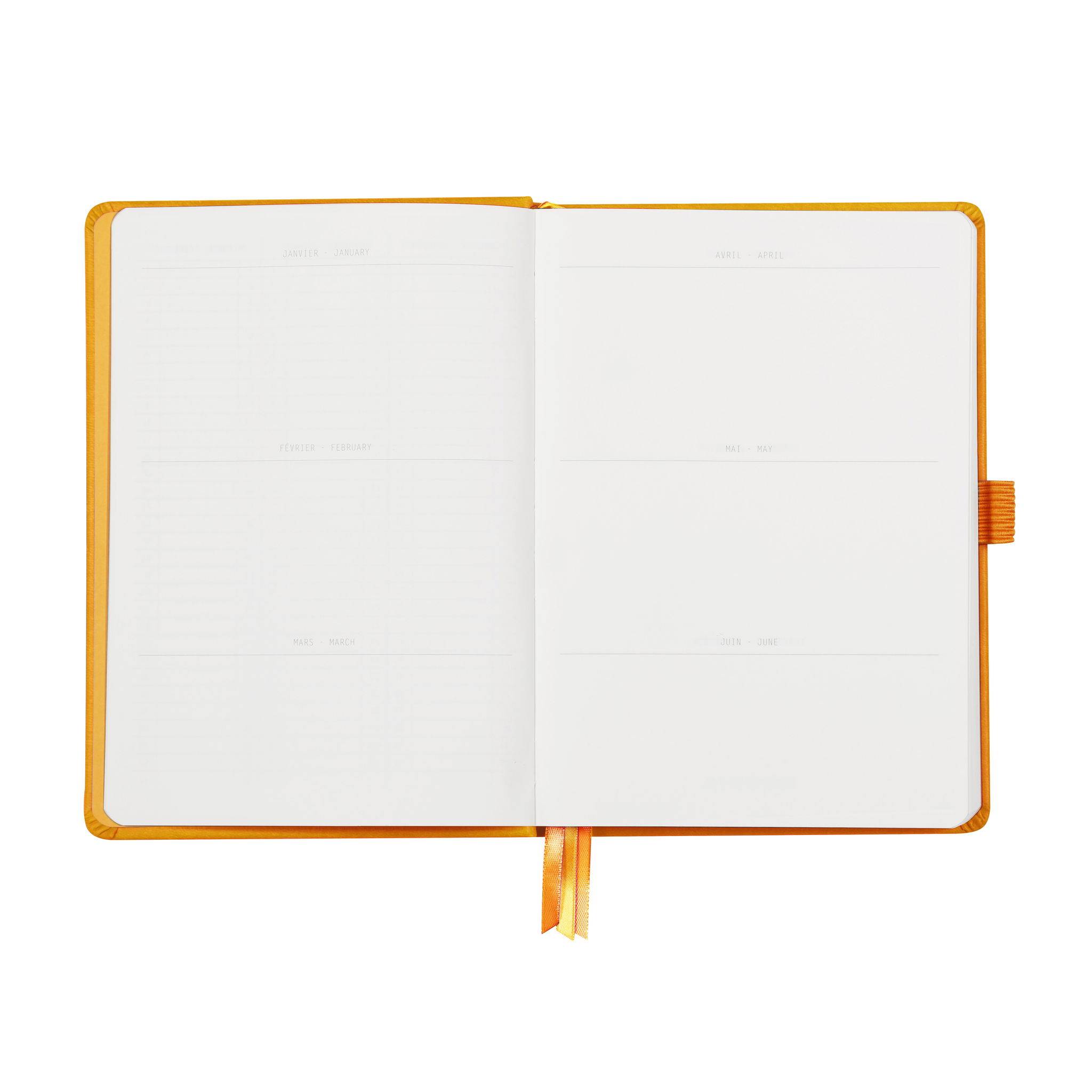 Rhodia Goalbook A5 festem Einband, 120 Bl 90g, Dot/punktkariert Orange 118584C