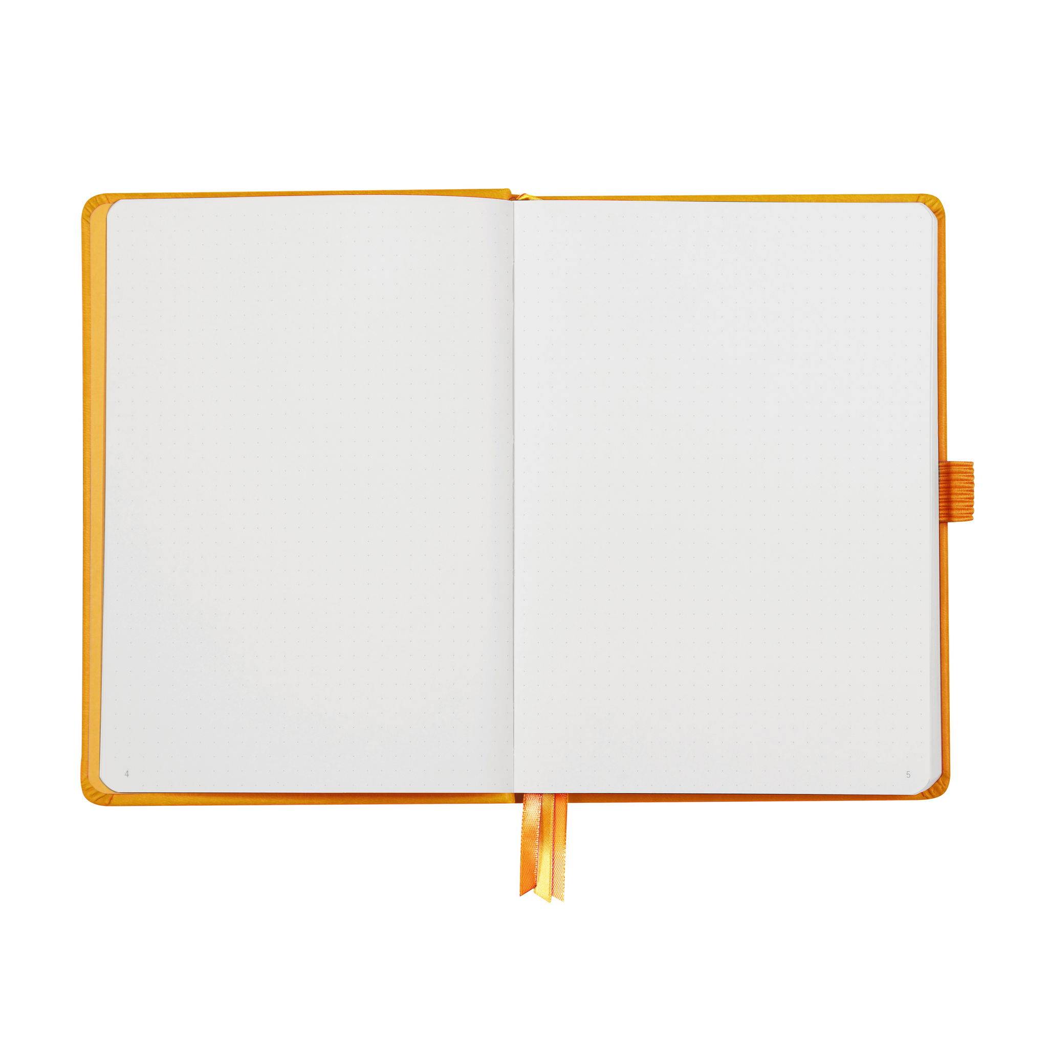 Rhodia Goalbook A5 festem Einband, 120 Bl 90g, Dot/punktkariert Orange 118584C