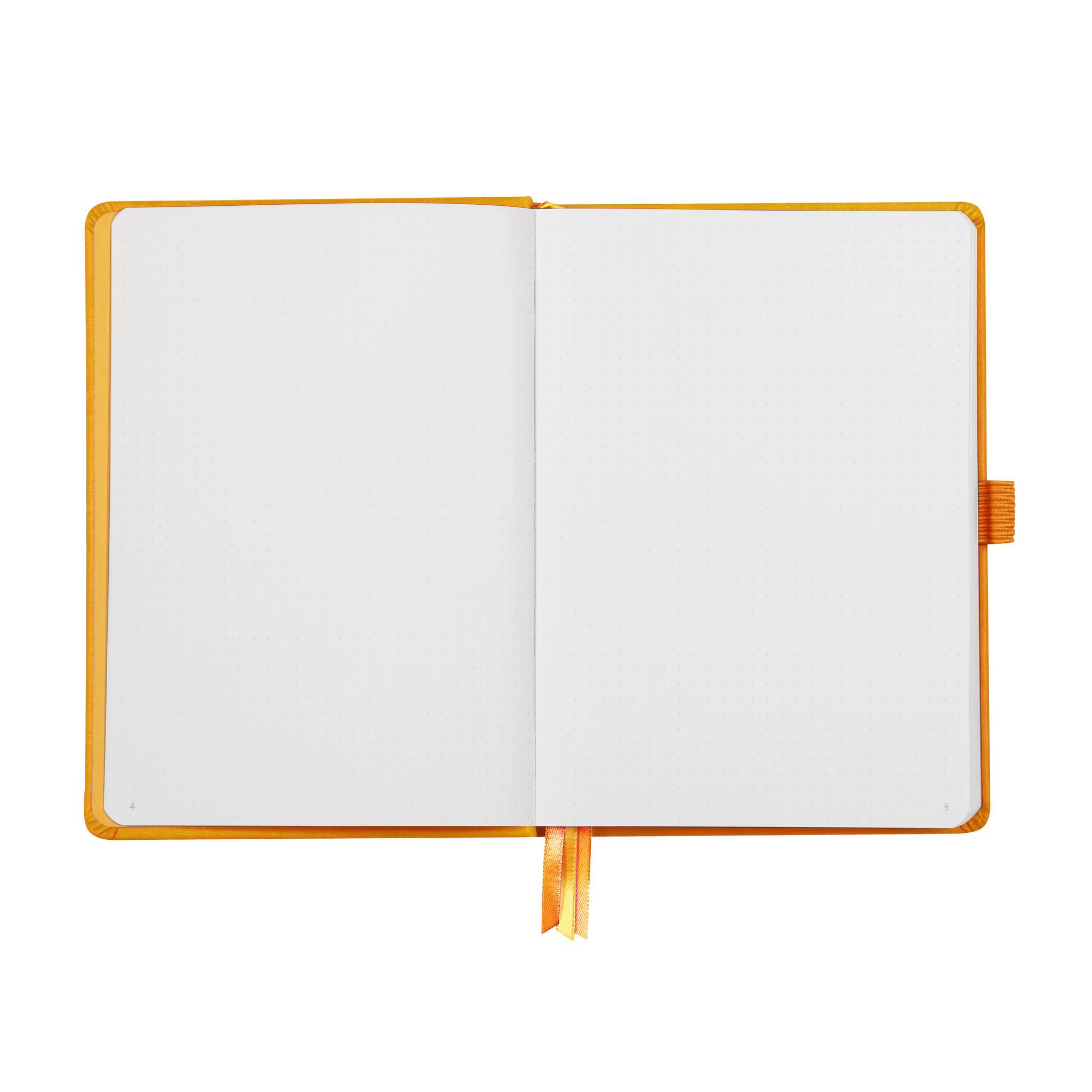 Rhodia Goalbook A5 festem Einband, 120 Bl 90g, Dot/punktkariert Orange 118584C