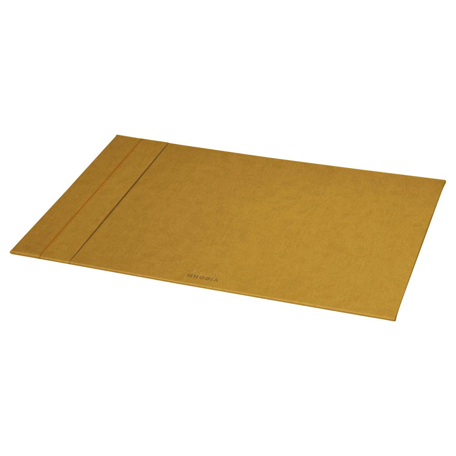 Rhodia Rhodiarama, feste Schreibtischunterlage Kunstleder, 60x40cm Gold 194475C
