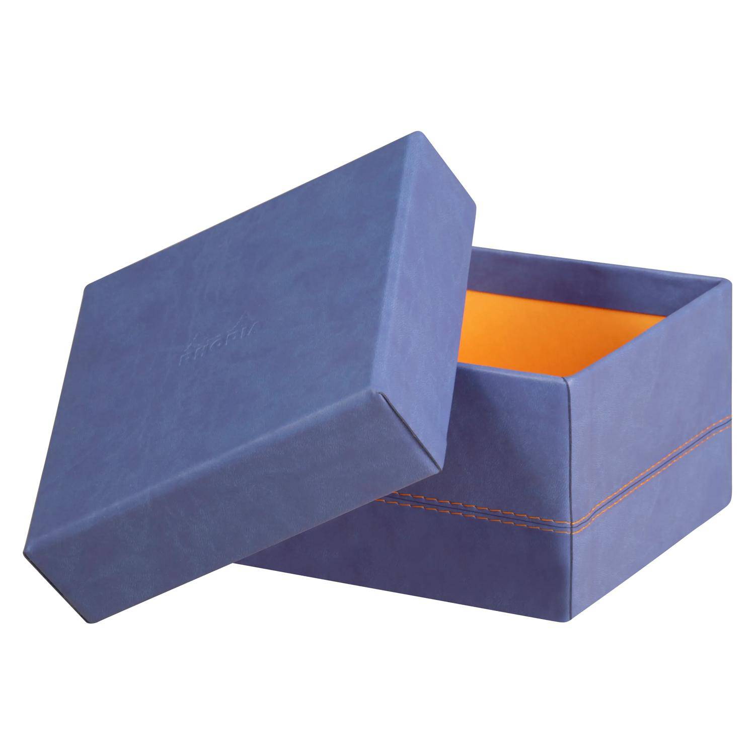 Rhodia Set mit 5 Boxen aus Kunstleder 44x34x16cm - Saphir 318888C