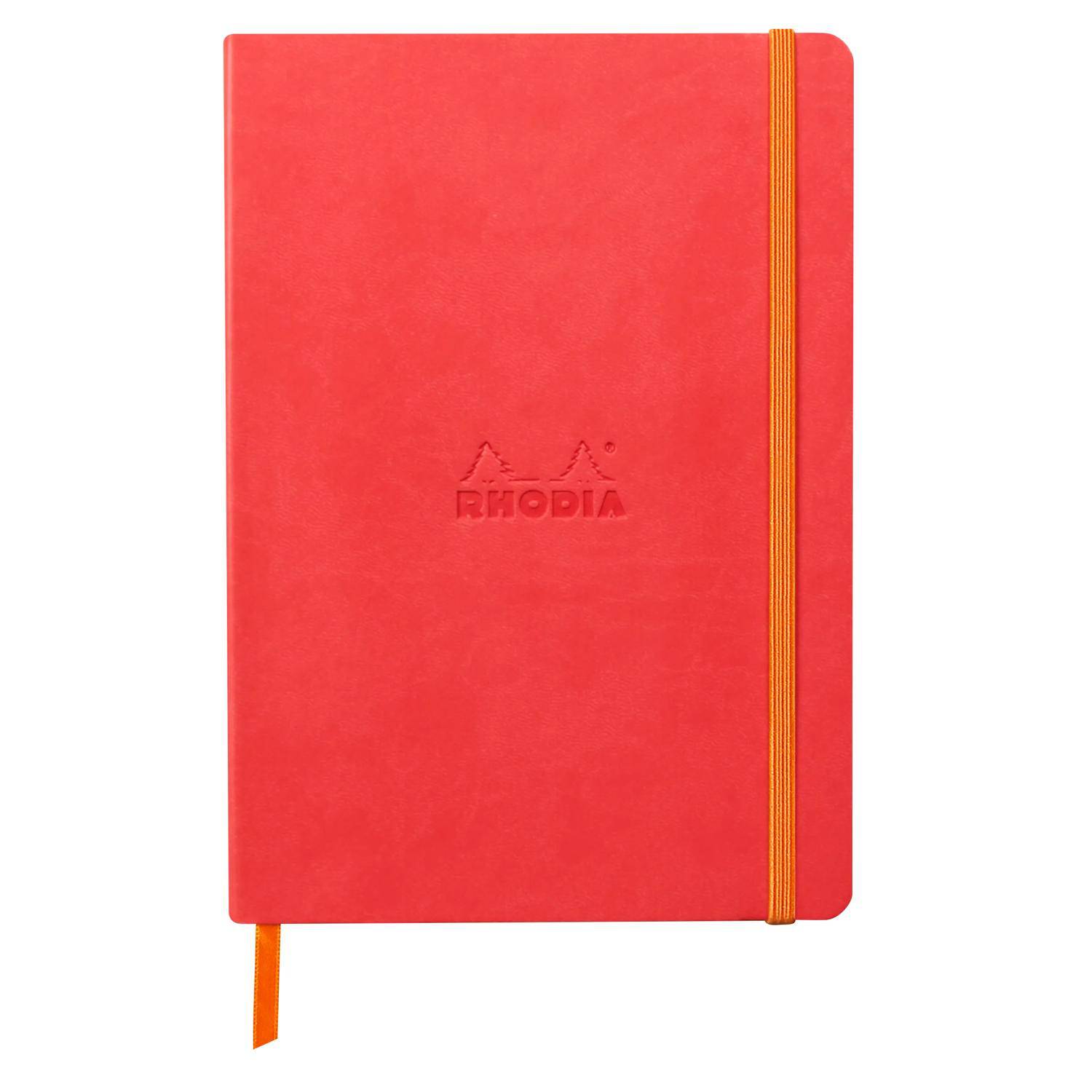 Rhodia Notizbuch A5 Softcover, 80 Bl 90g, dot/punktkariert, Koralle 117446C