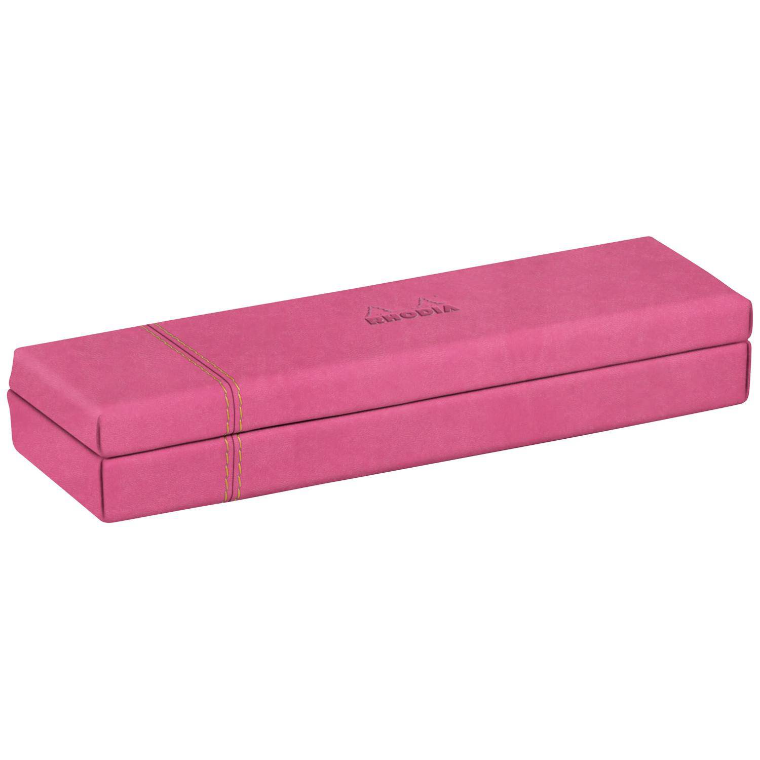 Rhodia Rhodiarama, Stiftebox aus Kunstleder, 21x5,5x3cm - Fuchsia 194520C