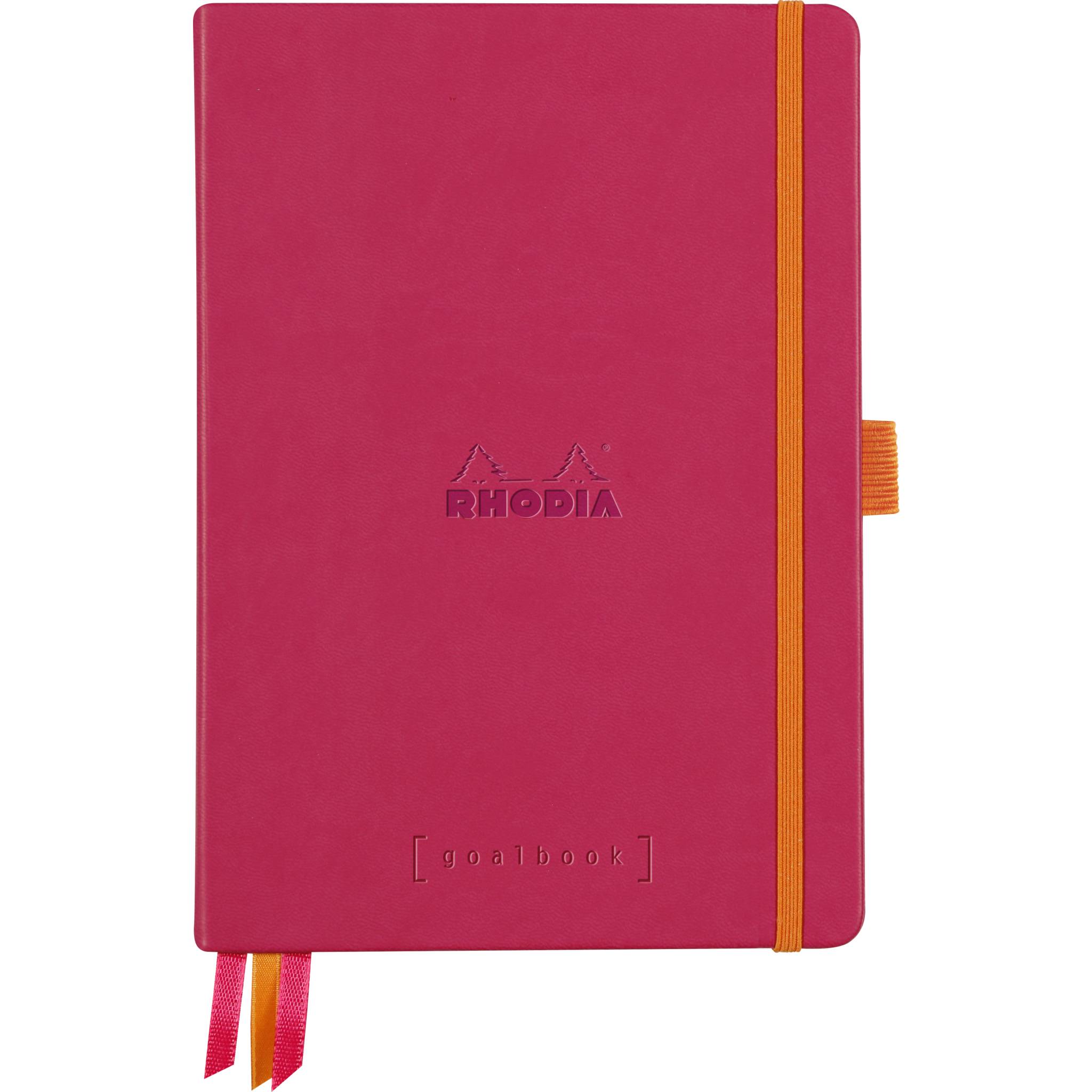 Rhodia Goalbook A5 festem Einband, 120 Bl 90g, Dot/punktkariert Himbeer 118581C