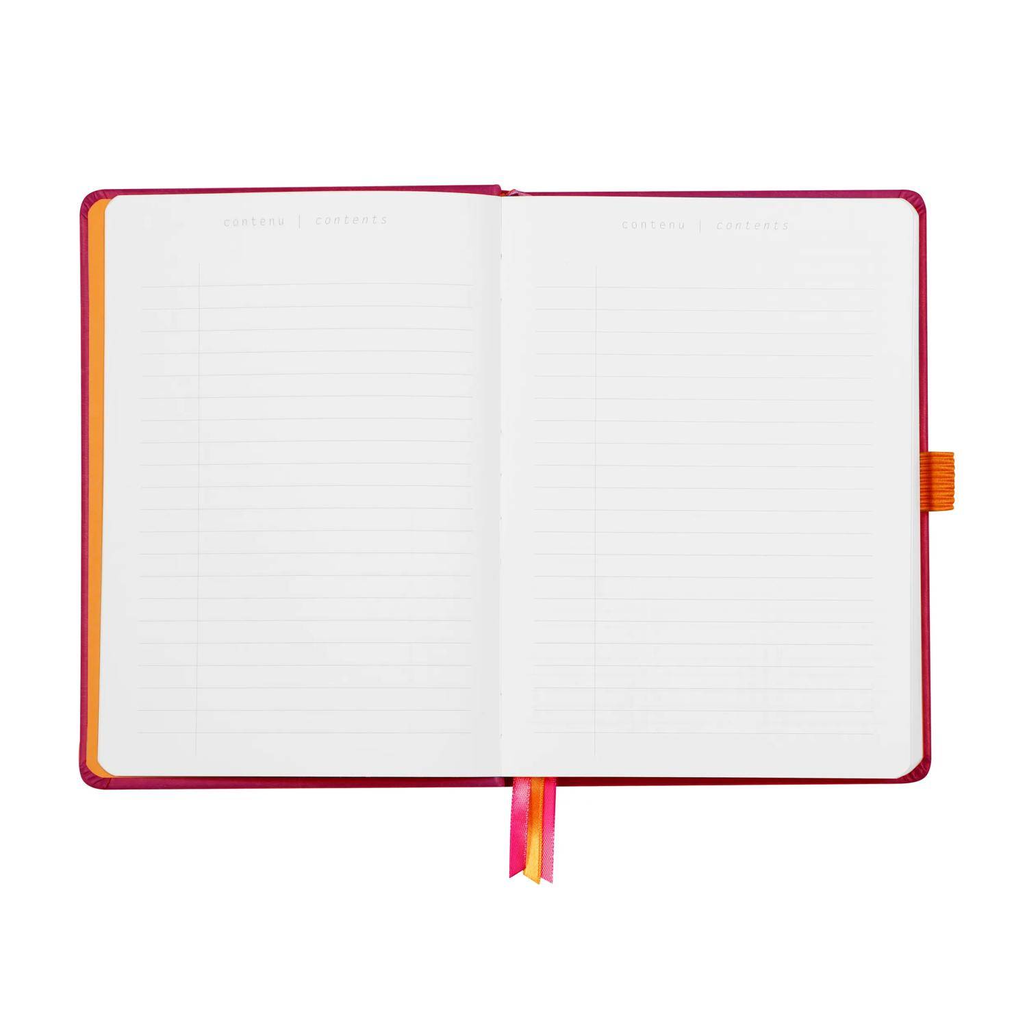 Rhodia Goalbook A5 festem Einband, 120 Bl 90g, Dot/punktkariert Himbeer 118581C