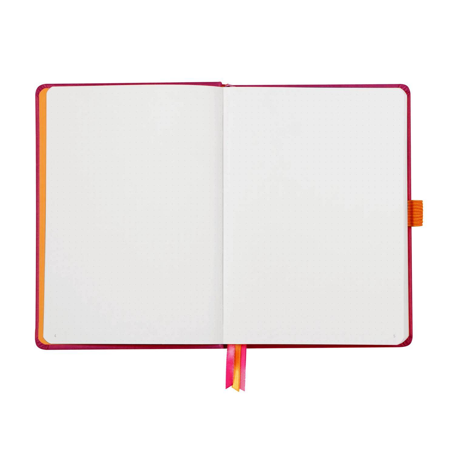 Rhodia Goalbook A5 festem Einband, 120 Bl 90g, Dot/punktkariert Himbeer 118581C