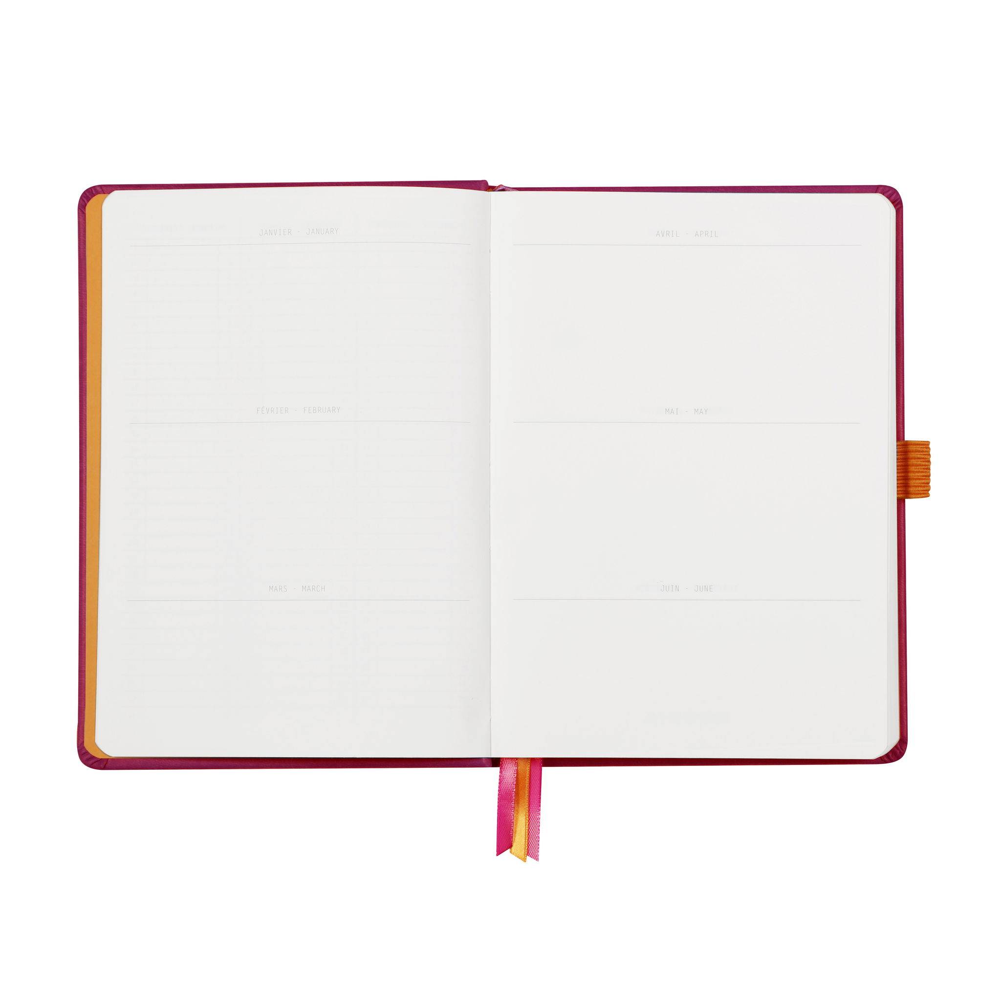 Rhodia Goalbook A5 festem Einband, 120 Bl 90g, Dot/punktkariert Himbeer 118581C