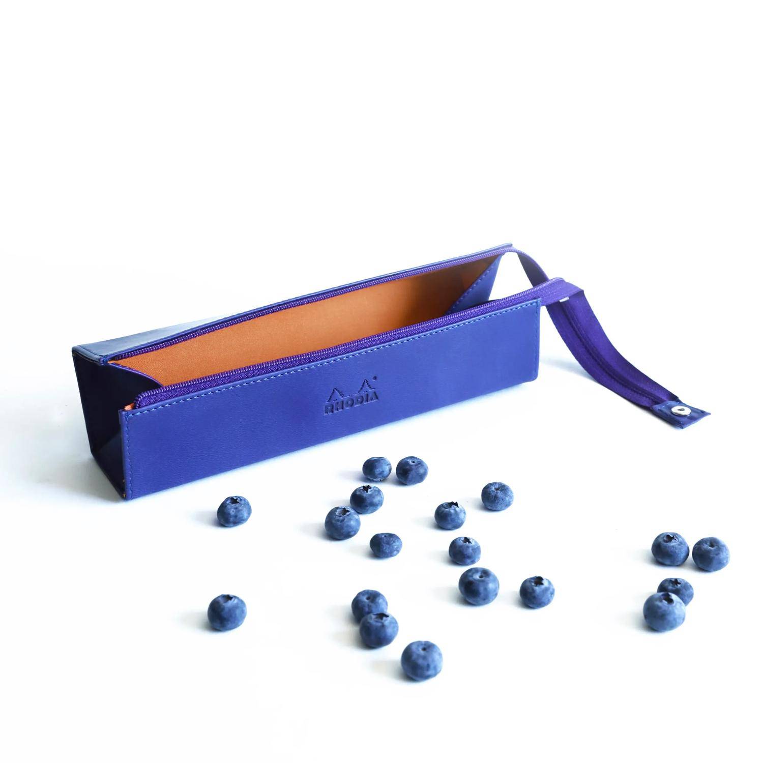 Rhodia Hartschalenmäppchen, rechteckig 23x5x5 cm Mitternachtsblau 319035C