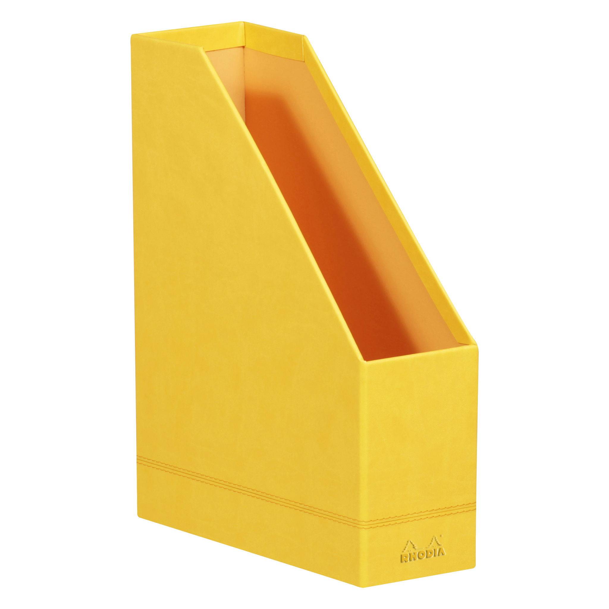Rhodia Rhodiarama Stehsammler aus Kunstleder, 10x25x31cm - Narzisse 318936C