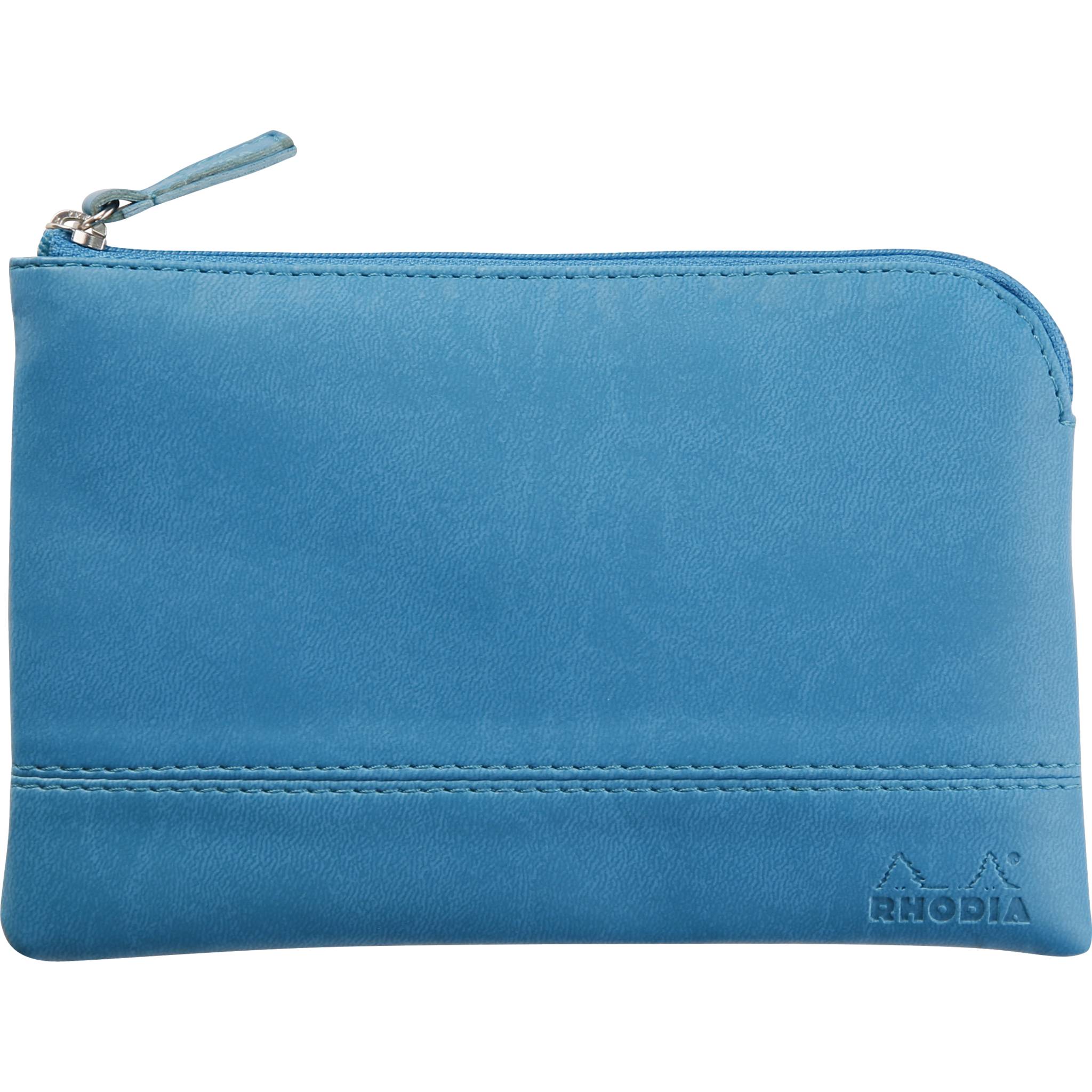 Rhodia Rhodiarama Etui aus Kunstleder Reißverschluss, 11x17 cm Türkis 116536C