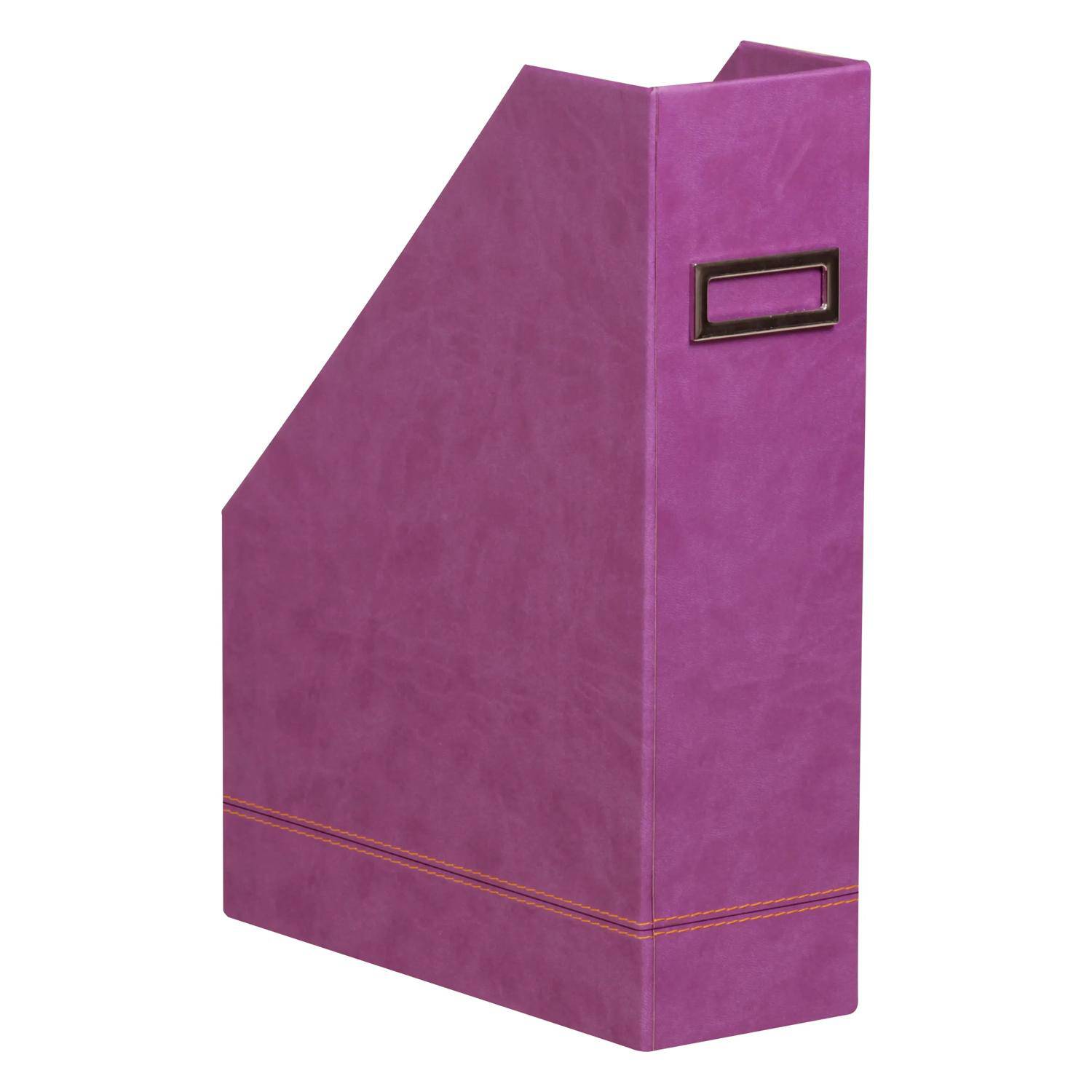 Rhodia Rhodiarama Stehsammler aus Kunstleder, 10x25x31cm - Violett 318930C