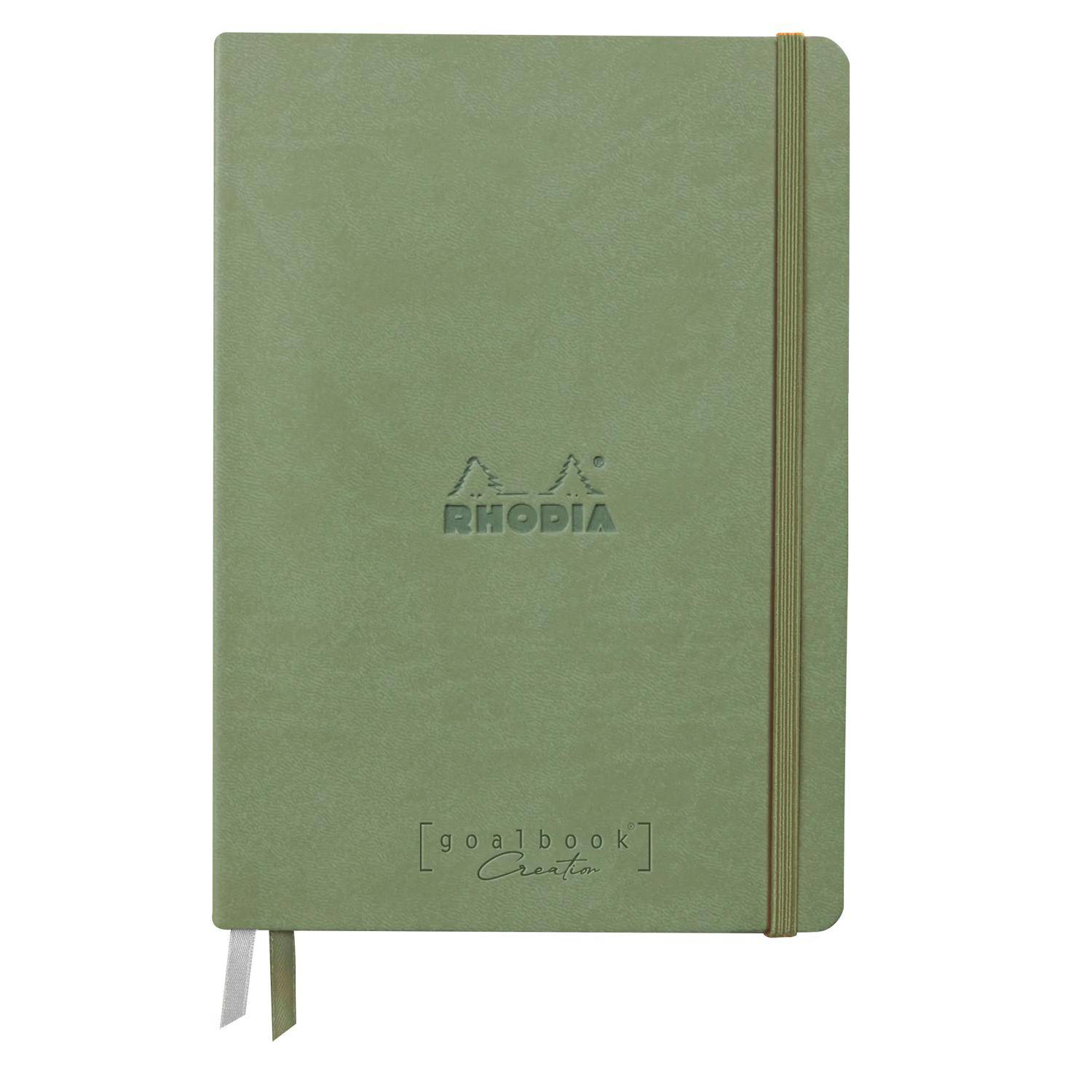 Rhodia Goalbook Creation A5 Umschlag, 50 Bl weiß blanko 200g, Seladon 194156C
