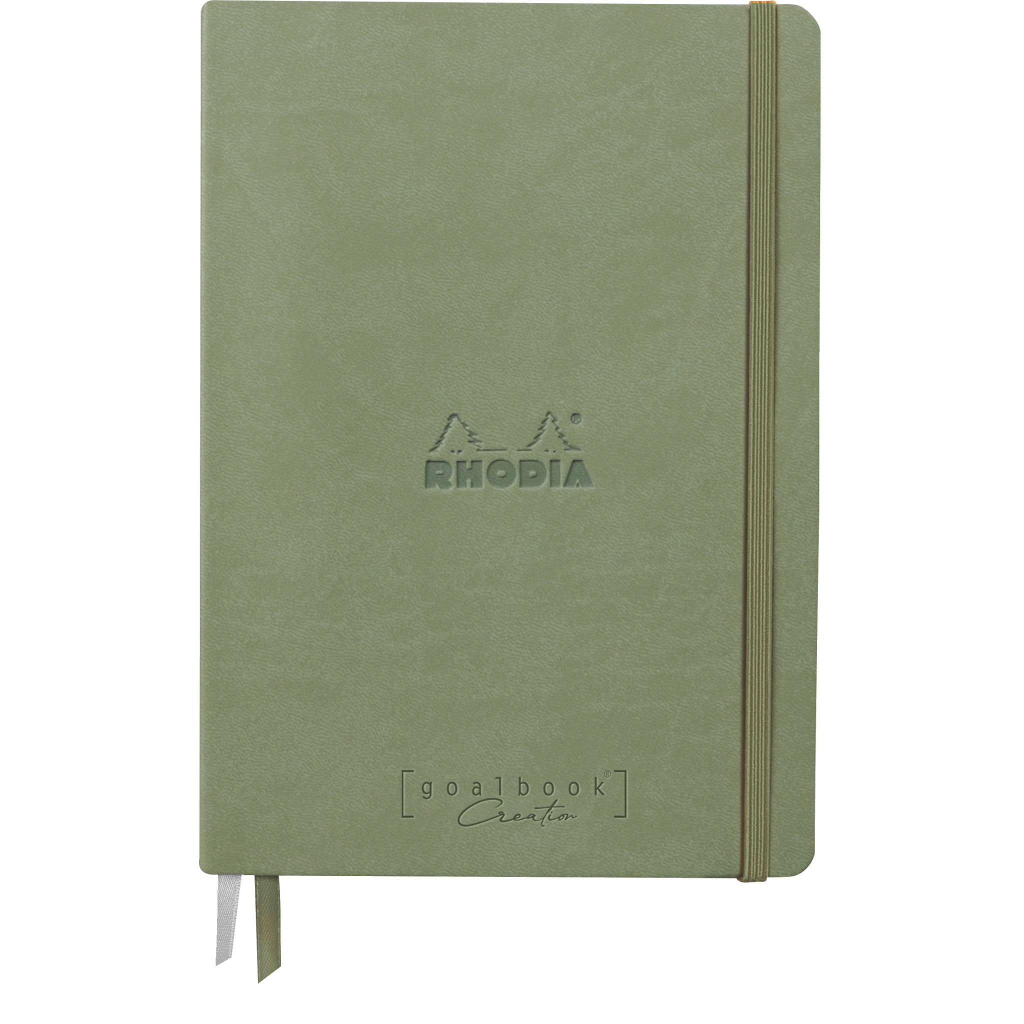 Rhodia Goalbook Creation A5 Umschlag, 50 Bl weiß blanko 200g, Seladon 194156C