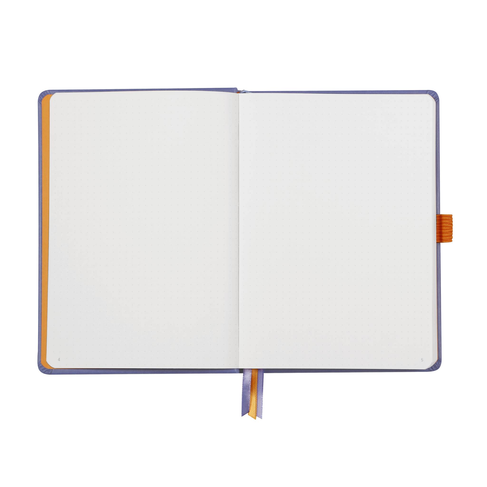 Rhodia Goalbook A5 120 Bl weiß 90g, Dot/punktkariert Schwertlilie 118578C