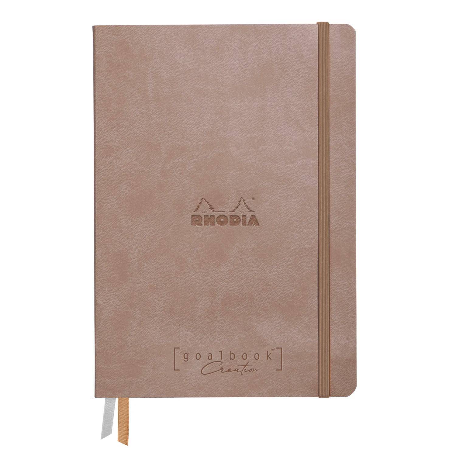 Rhodia Goalbook Creation A5 50 Bl Lavis technique weiß blanko 200g Taupe 194151C
