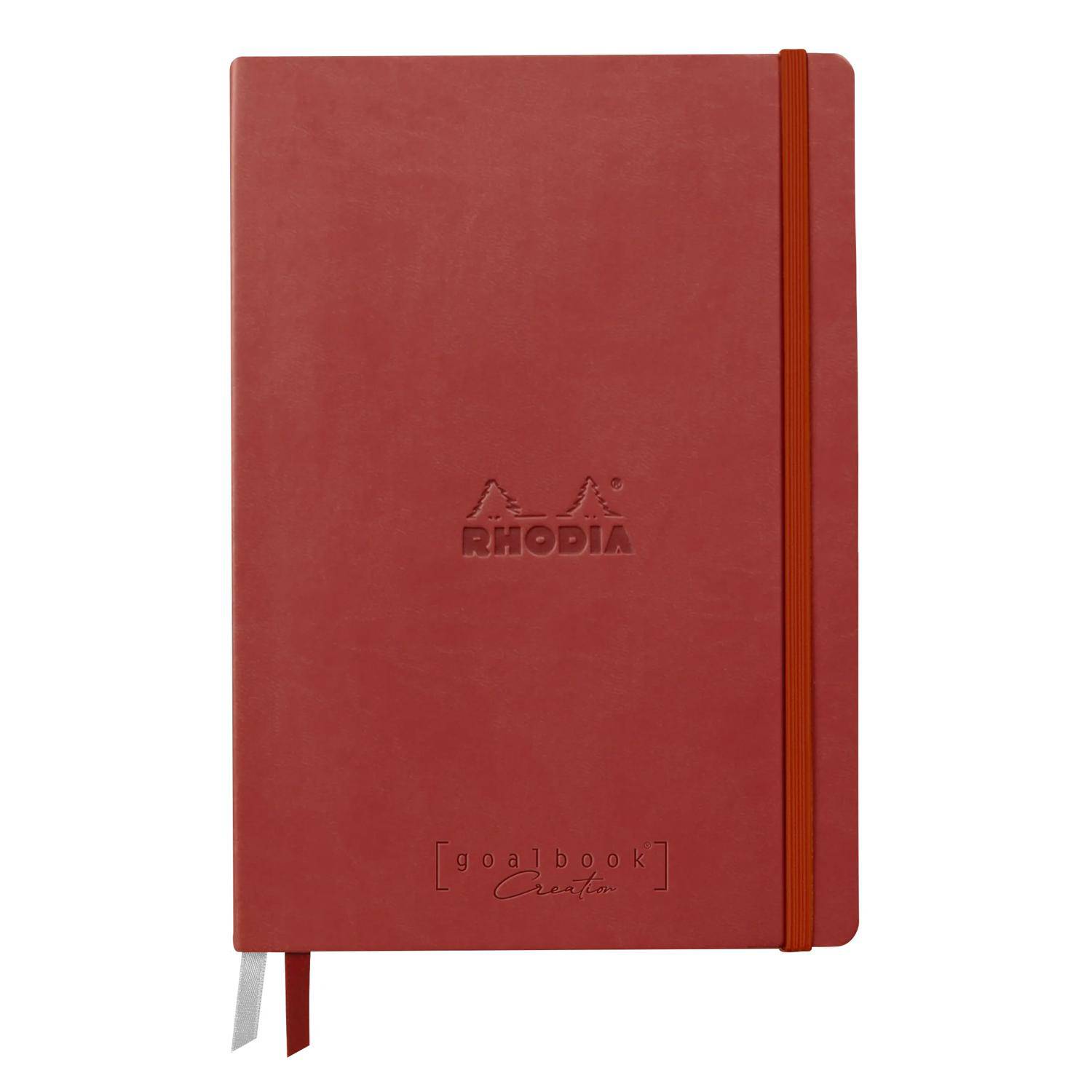 Rhodia Goalbook Creation A5 Umschlag, 50 Bl weiß blanko 200g, Nacarat 194153C